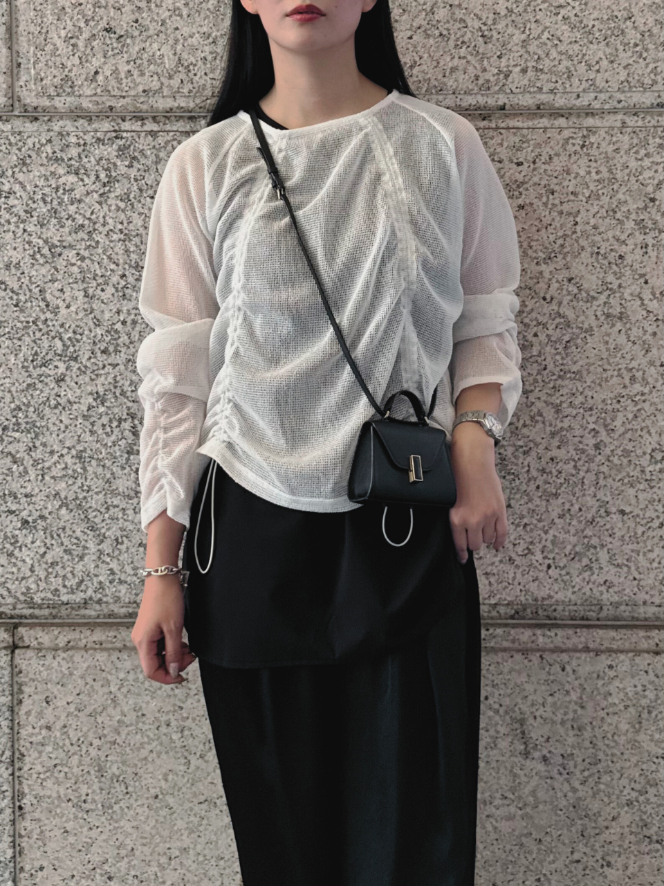 【ASYMM】LAYER MATE TANK -black-　※8/6〜12迄に順次発送予定