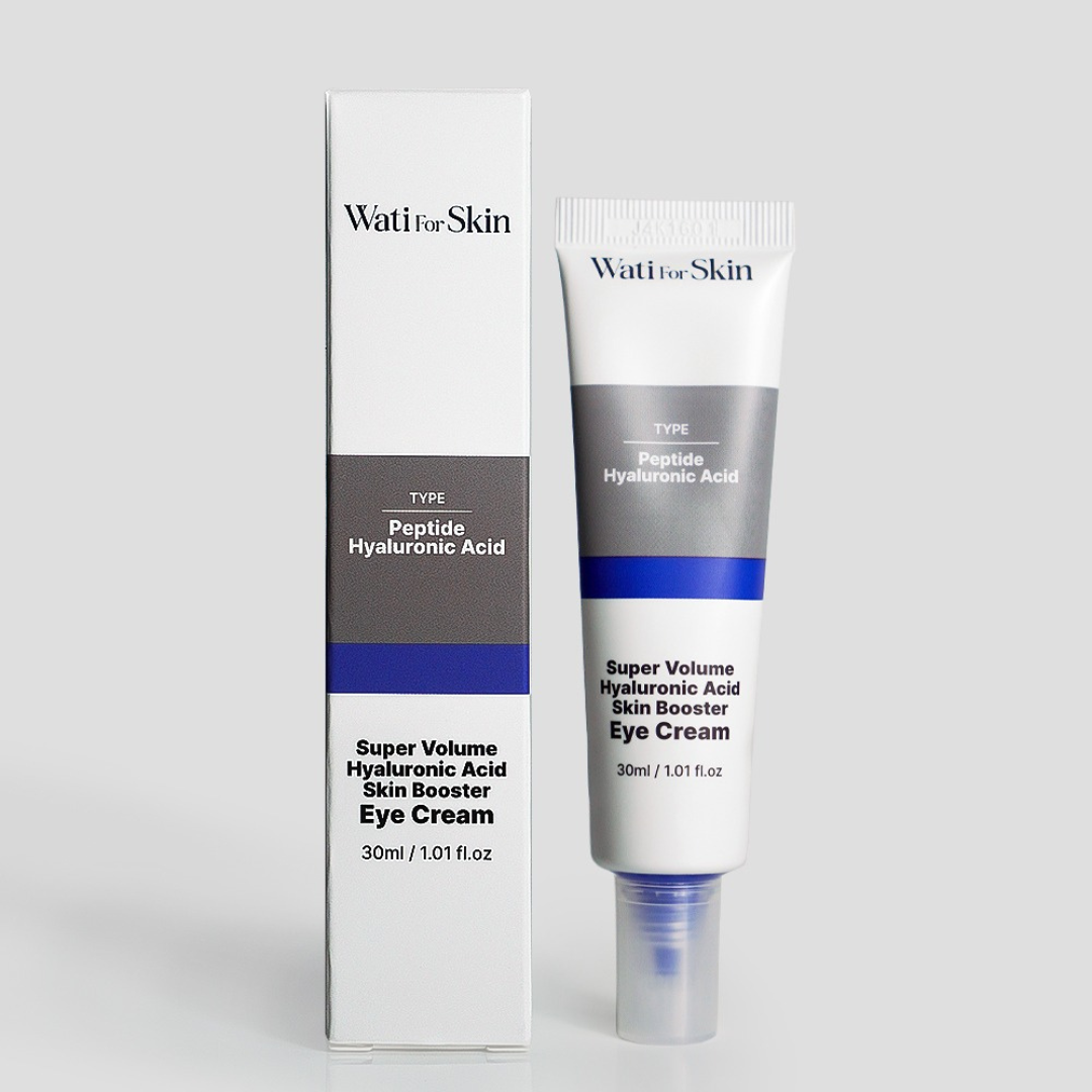 【Wati For Skin】スーパーボリューム ヒアルロン酸 スキンブースター アイクリーム（ハリ） 30ml　※4/18〜5/12頃より配送予定