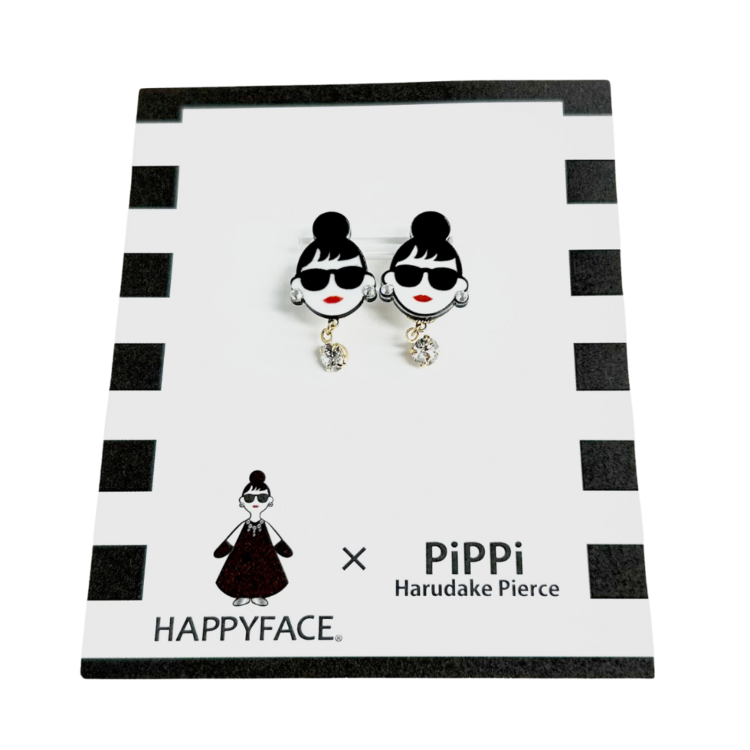 【HAPPYFACE】×【PiPPi】EMMA貼るピアスキラキラチャーム　ゴールド　※2/12〜17頃より順次配送予定