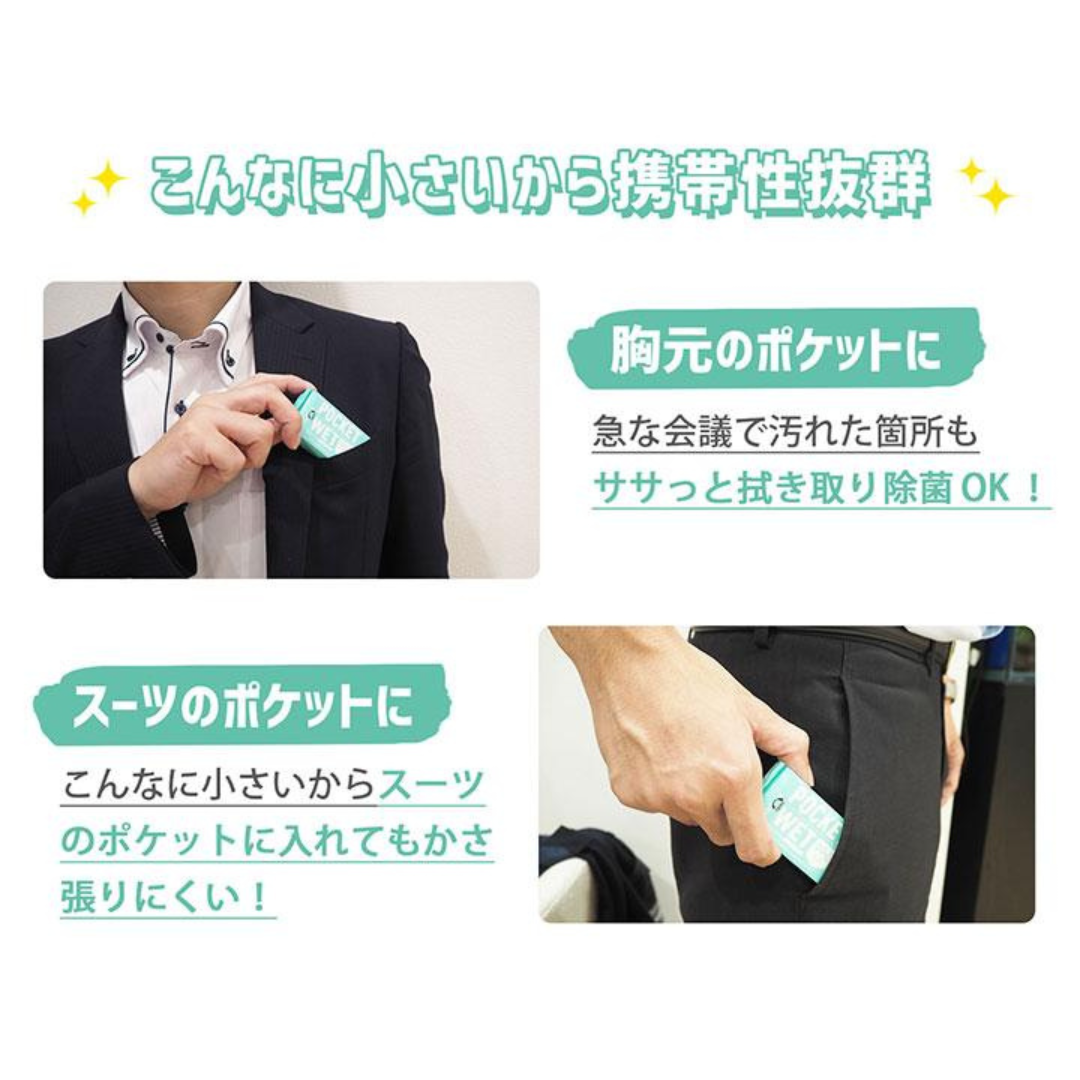 【医食同源】POCKET WET 8枚×8個(64枚入) ※4/16〜22より順次発送予定