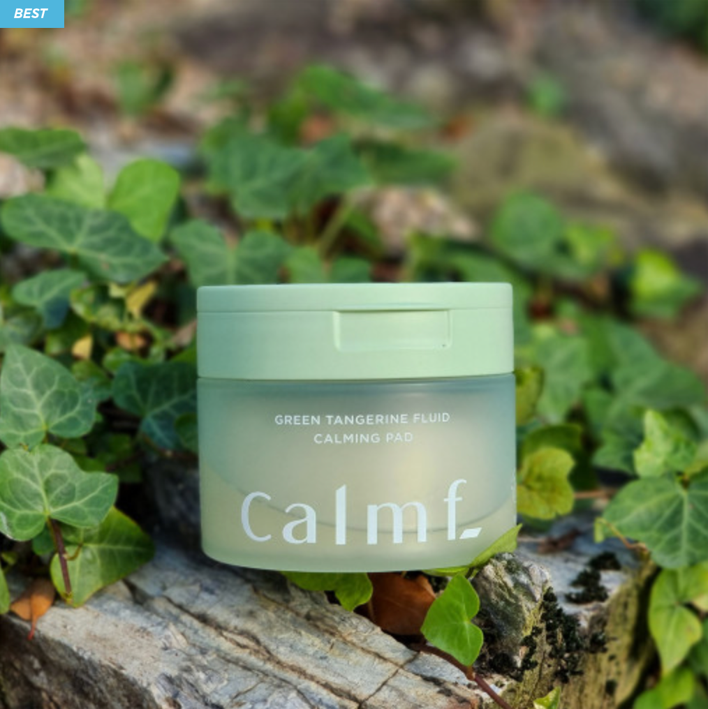 【calmf】green tangerine fluid calming pad（トナーパッド） ※7/8〜7/19迄に順次発送予定