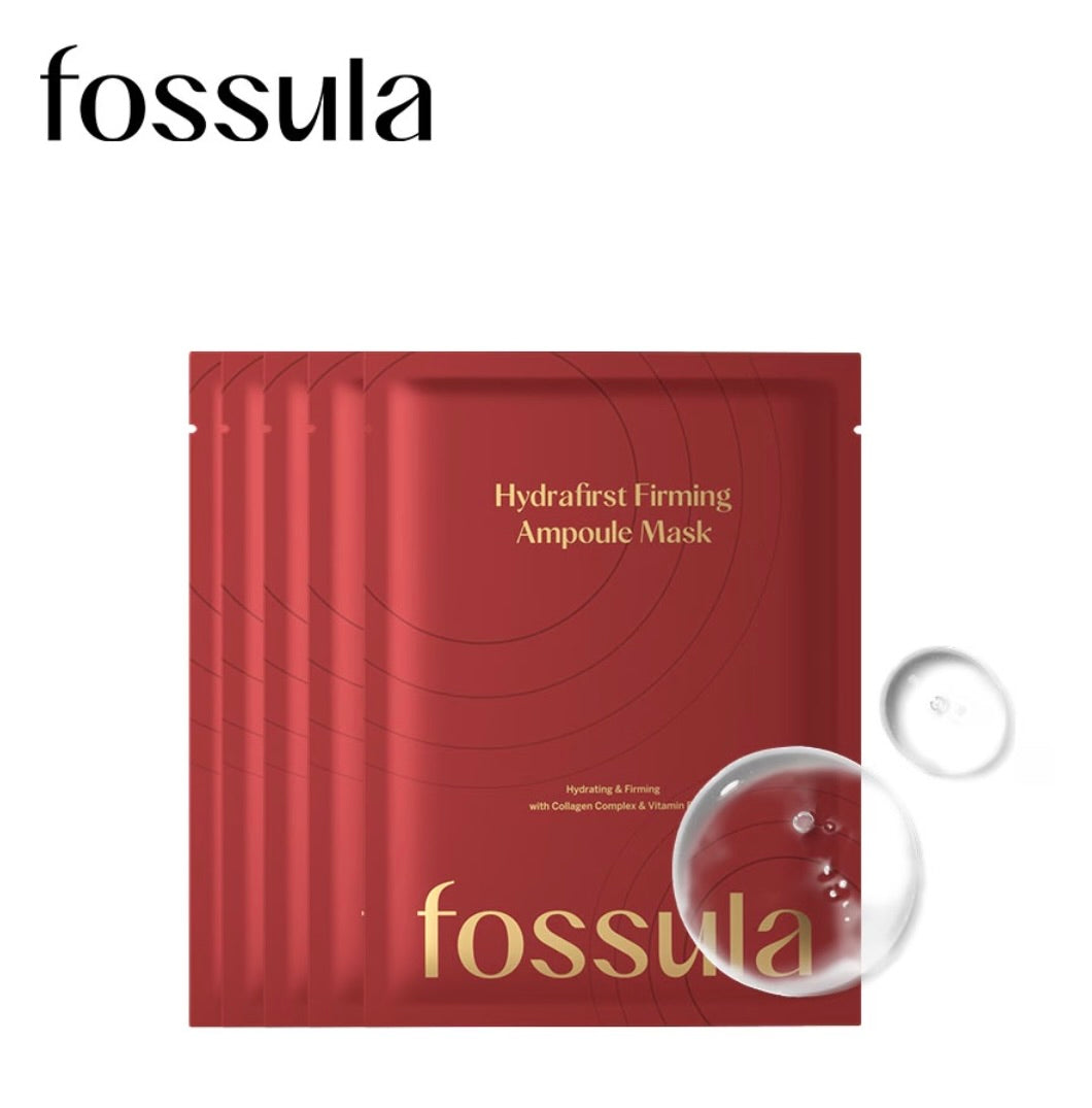 【1＋1✨】【fossula】ハイドラファースト ファーミングアンプルマスク 25g × 5ea　※10/21-28より順次発送予定