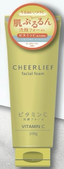 【CHEERLIEF】　洗顔フォーム　ビタミンC 100g　※6/18~24頃より順次配送　※お1人様1つまで