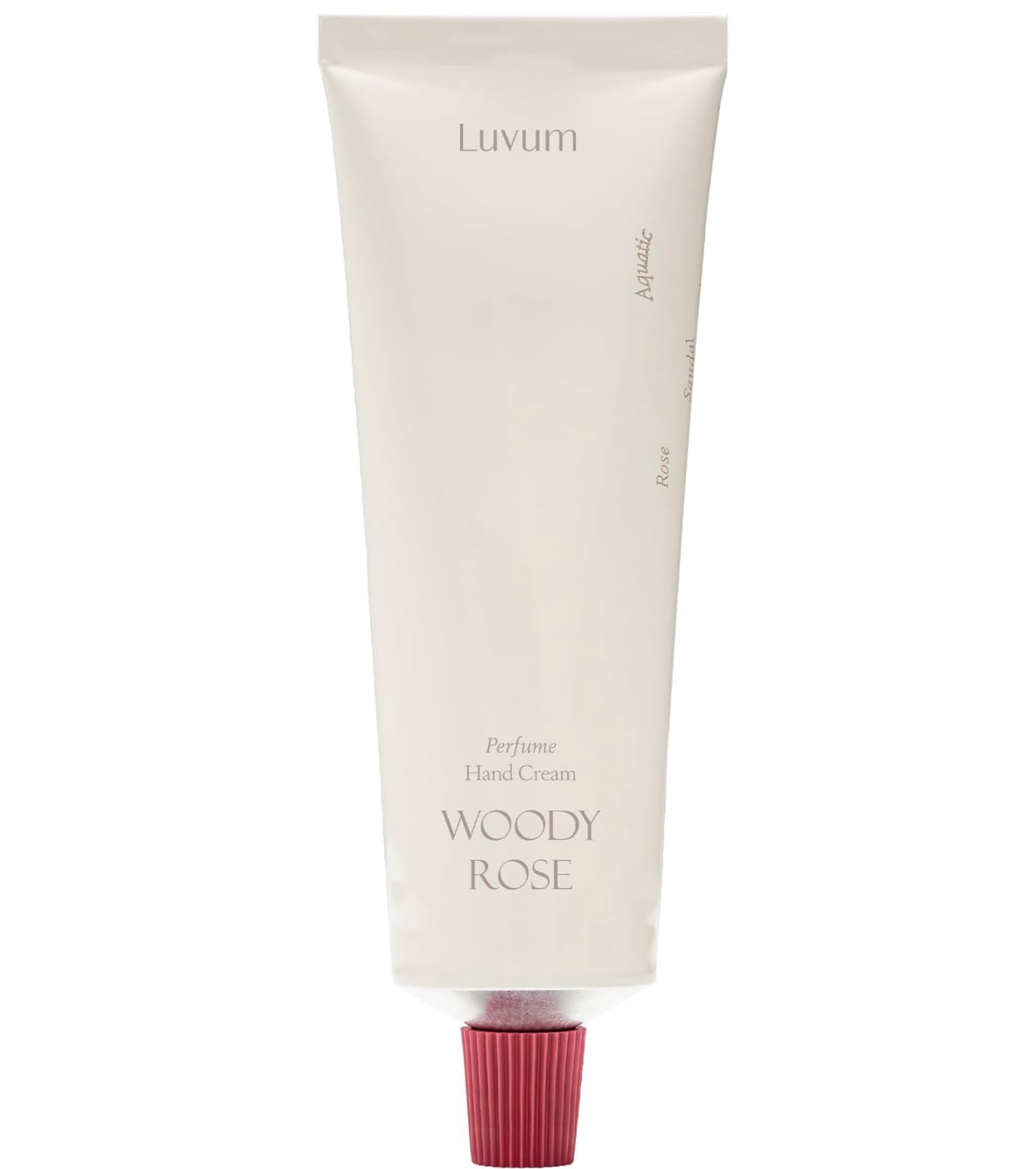 【luvum】パフュームハンドクリーム 50 ml  -ウッドローズ-　※4/18〜5/12頃より配送予定