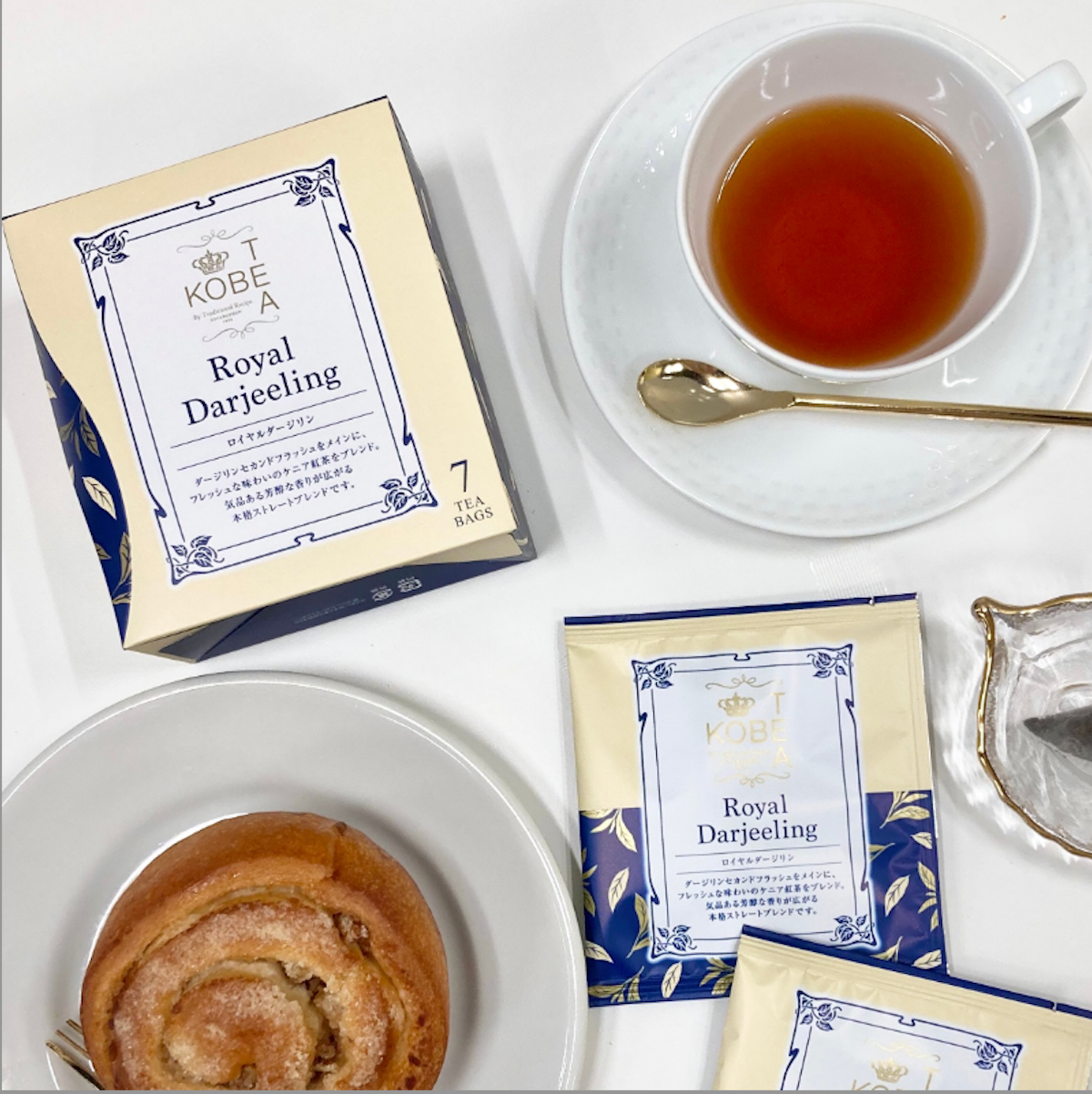 【神戸紅茶】More Cup of Tea ロイヤルダージリン 7ティーバッグス　※7/2-8迄に順次発送予定