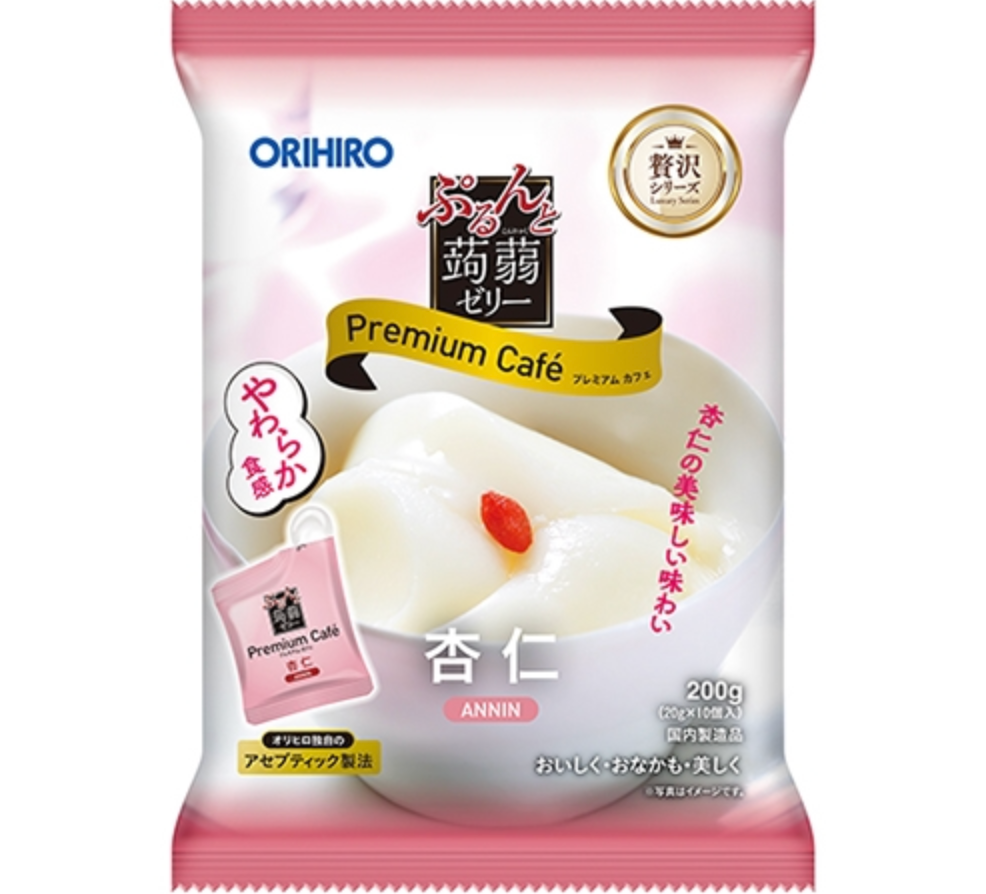 ぷるんと蒟蒻ゼリー Premium Cafe　-杏仁味- 　※7/2-7/8迄に順次発送予定