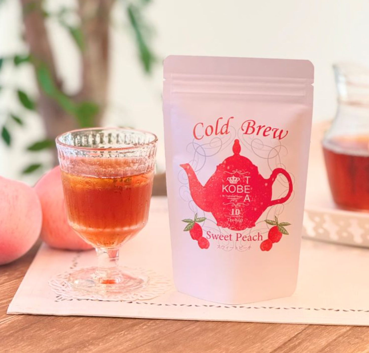【神戸紅茶】Cold Brow Tea　-スウィートピーチ-　※7/23〜29迄に順次発送予定