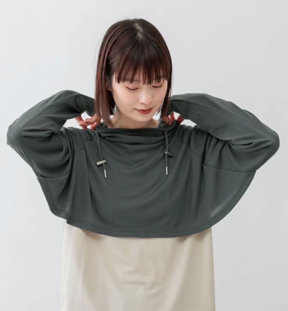 SAPEur ブラック フード付きポンチョ 2b8c95e9-6377-4548-b3f1-