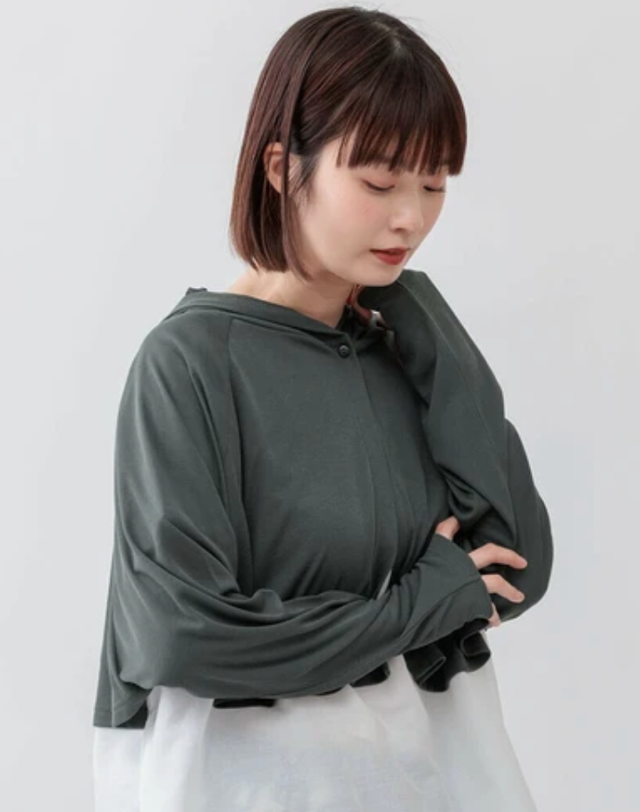 【接触冷感4色展開】スカラップ7分袖ボレロ 楽天市場】スカラップ ボレロ風 ニット カーディガン Prima
