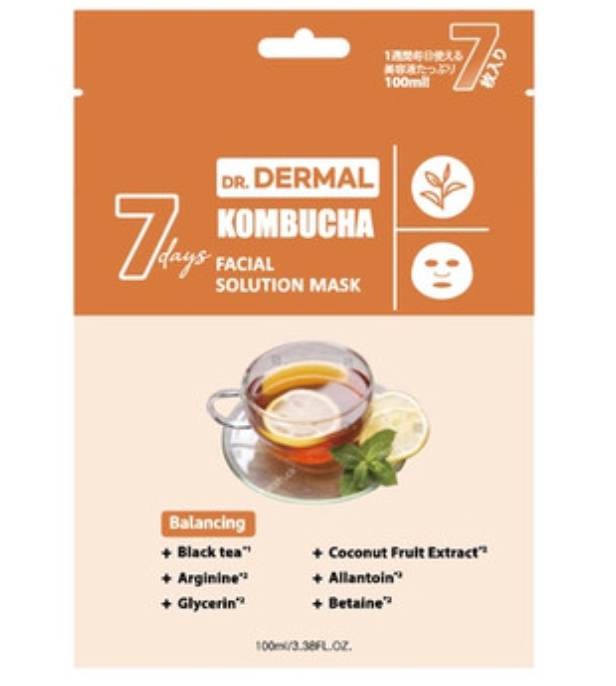 7days フェイシャルソリューションマスク- KOMBUCHA　※6/4~10迄に順次発送予定