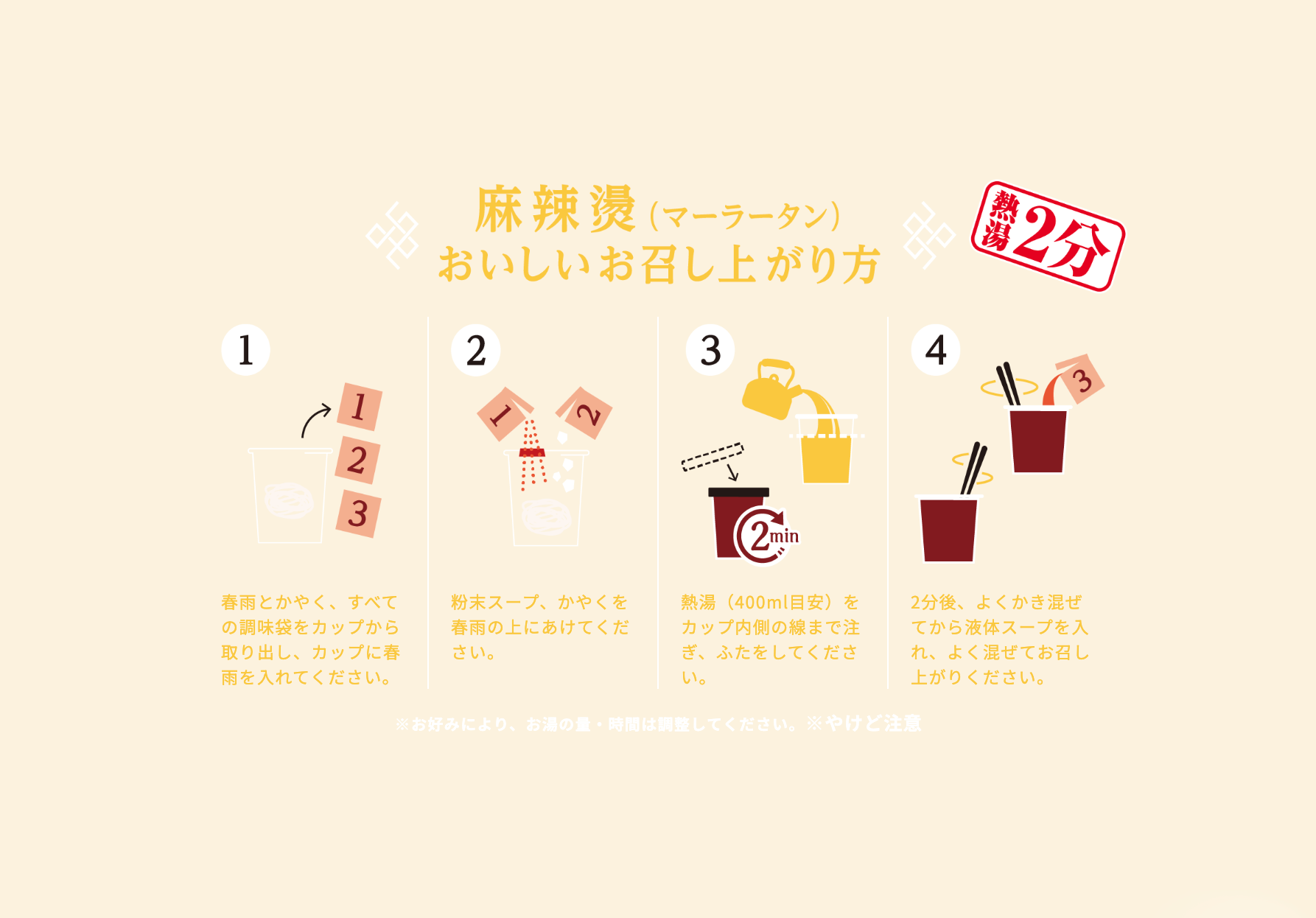 【医食同源】即席春雨　麻辣燙（マーラータン）※7/23〜29迄に順次発送予定