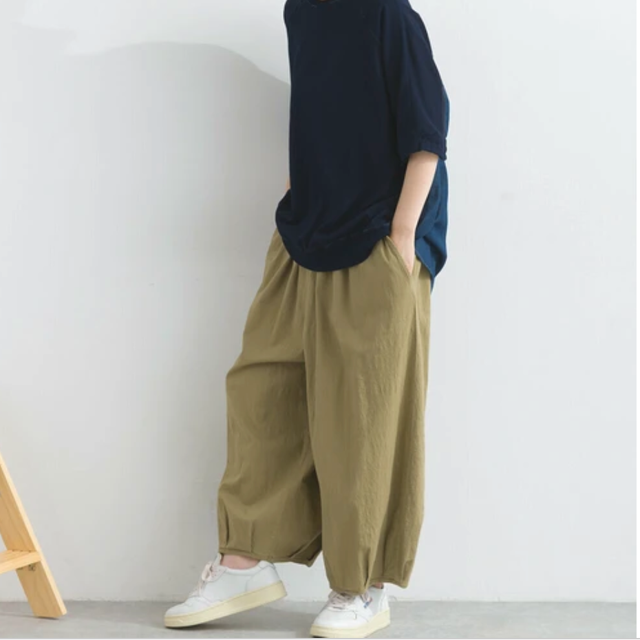 バックシャンデニムTシャツ　-ネイビー-　※7/9〜15迄に順次発送予定