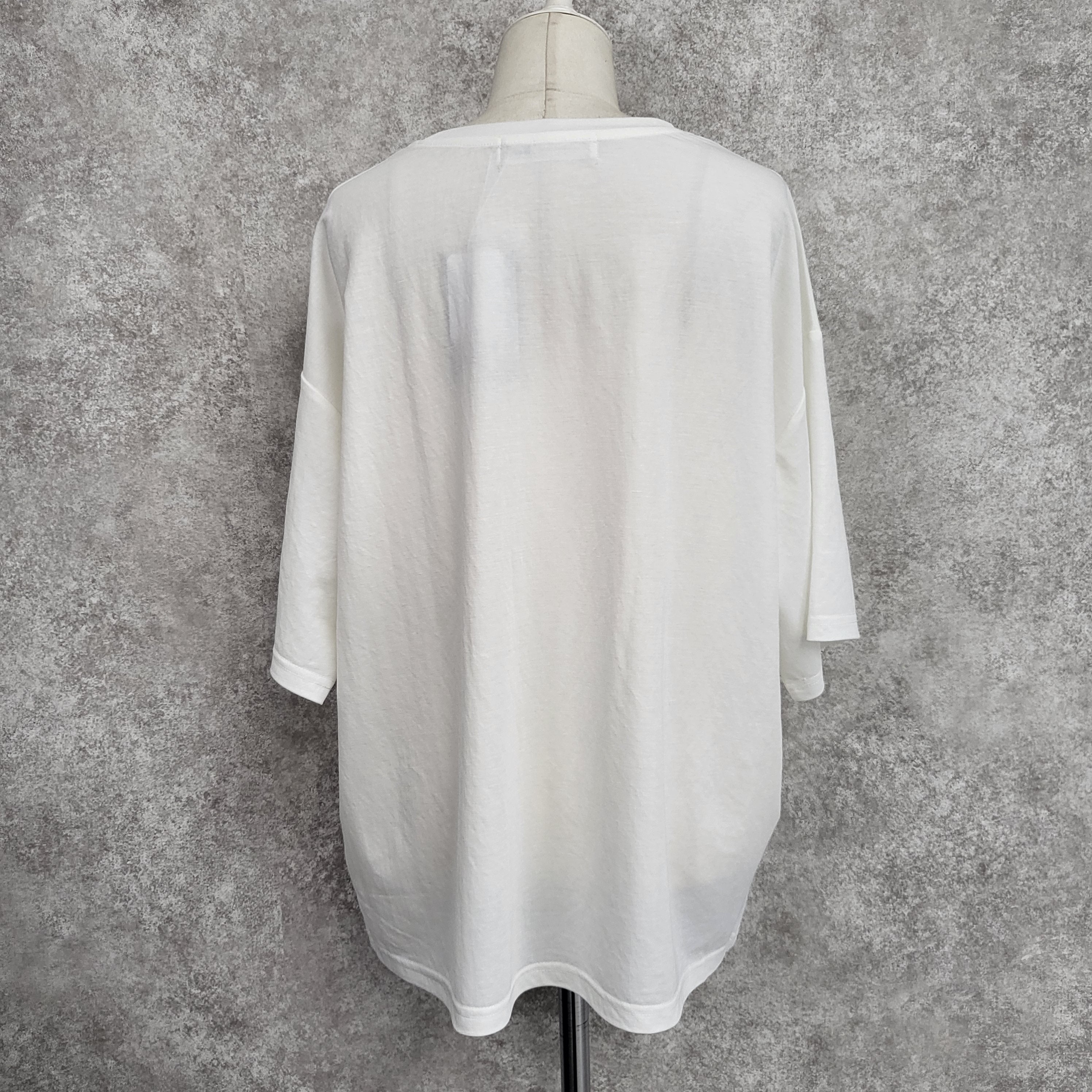 接触冷感プリントTシャツ -ホワイト-　※5/28~6/3迄に順次発送予定