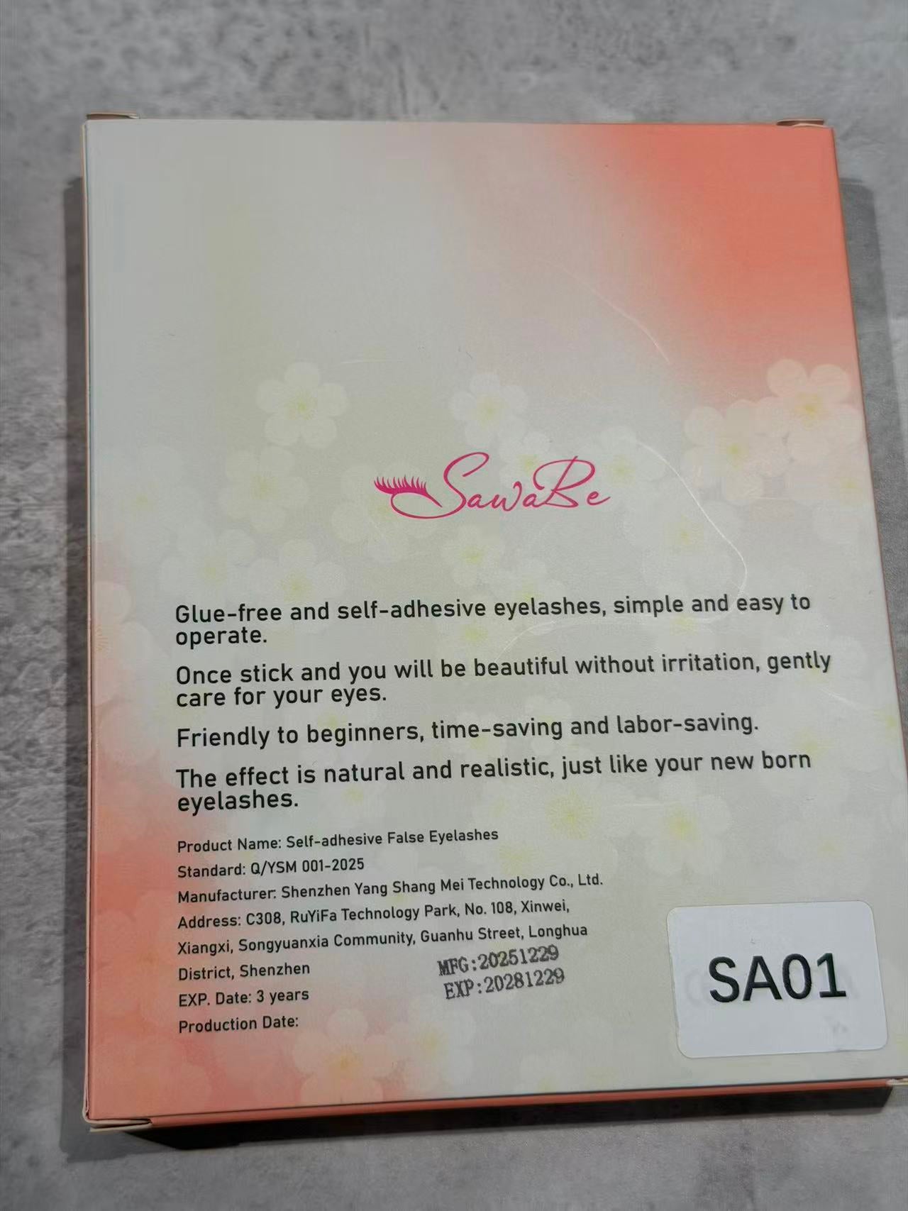 Self-Adhesive False Eyelashesつけまつげ 部分用 接着剤不要