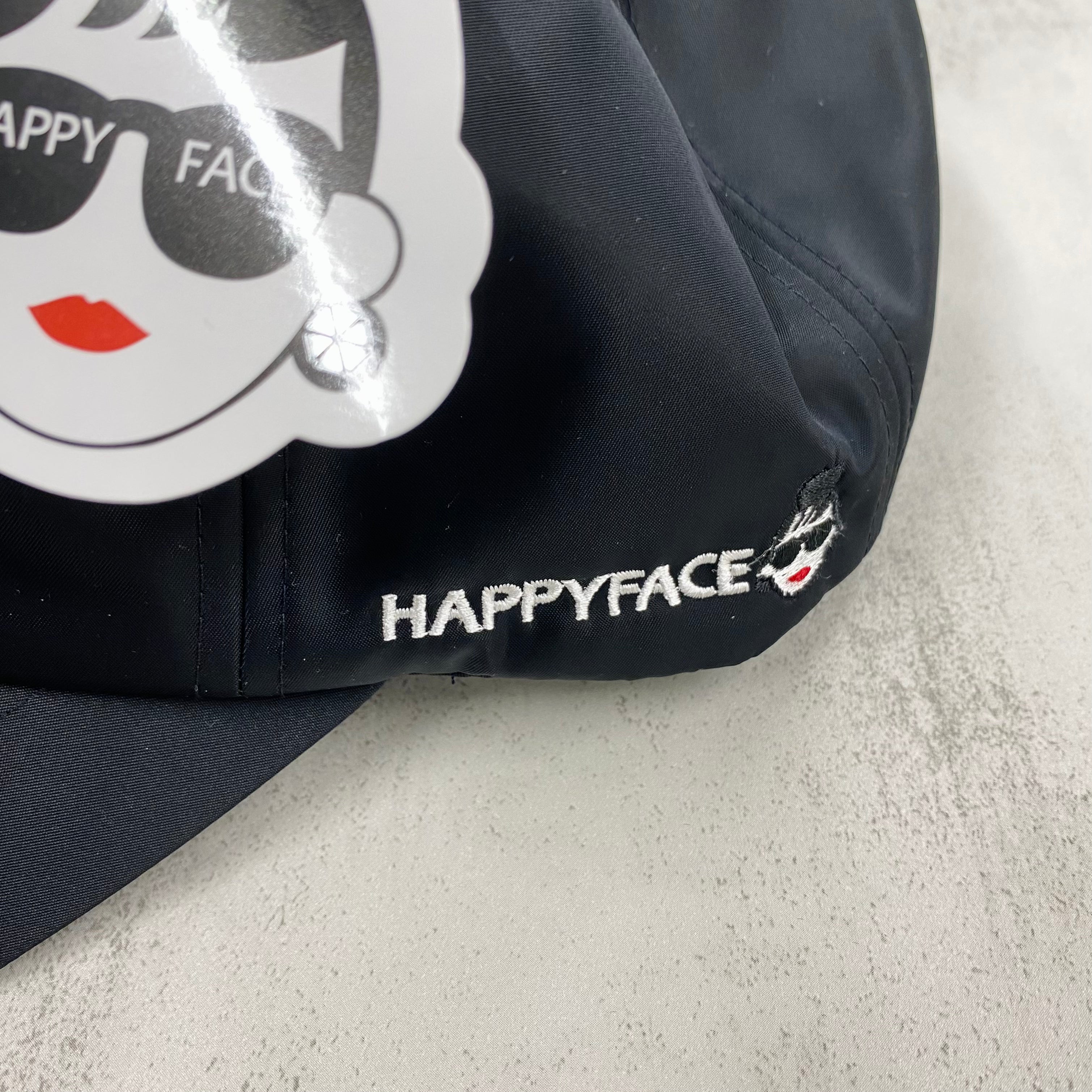 【HAPPYFACE】ＥＭＭＡナイロンキャップ　ブラック　※10/22〜28より順次配送