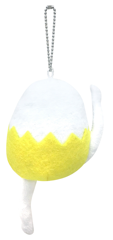 たまごあしボールチェーンストラップ イエローパンツ　※ 1/28-2/3頃より順次発送予定