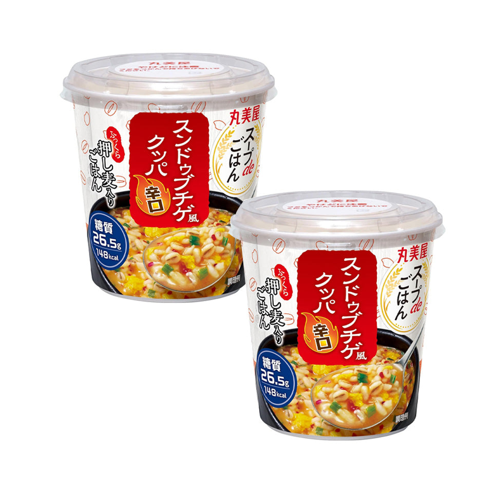 【丸美屋】スープｄｅごはんスンドゥブチゲ　2個セット　※8/6-12より順次発送