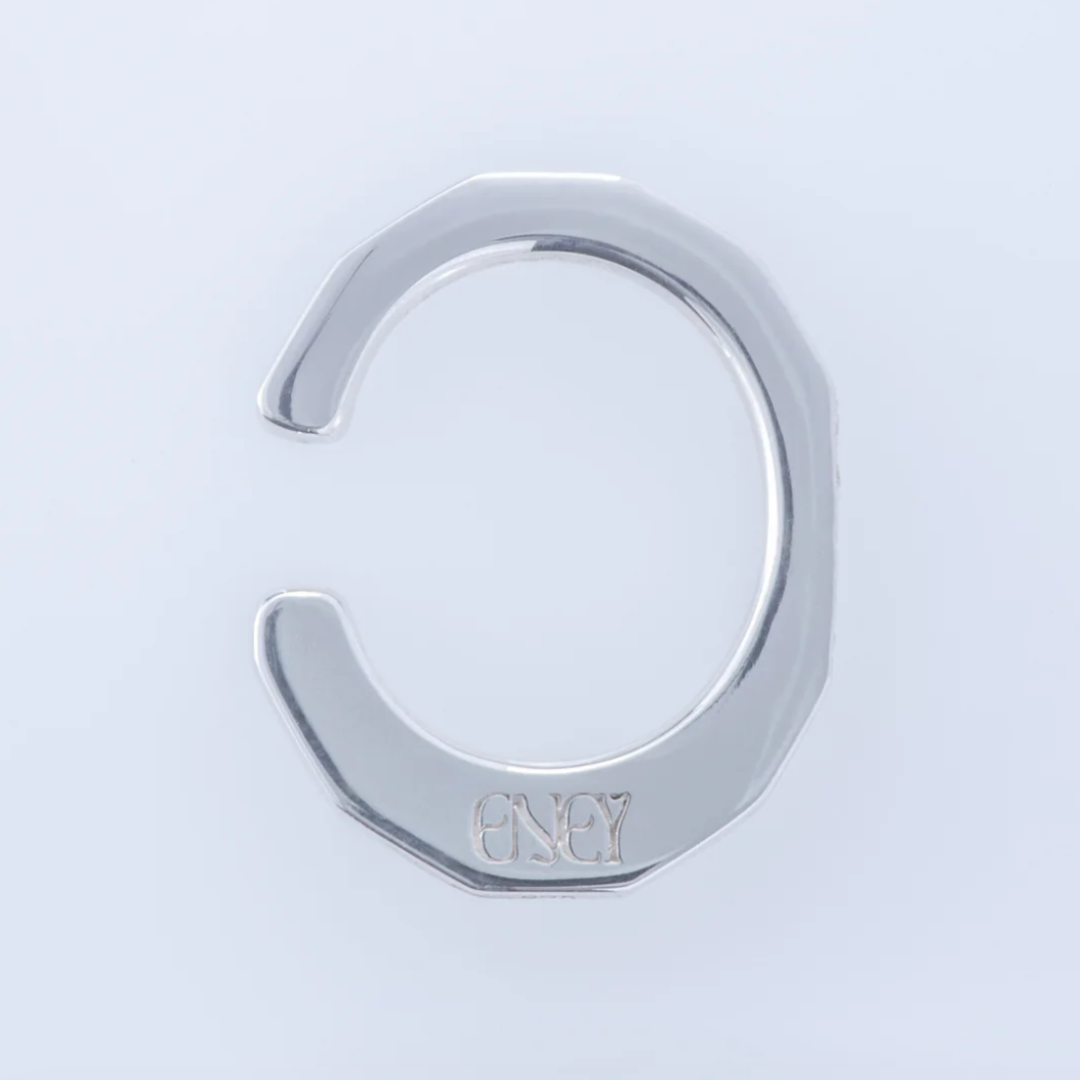 【ENEY】フルムーン SV925 メレダイヤモンド イヤーカフ　※10/22〜28より弊社事務所から発送