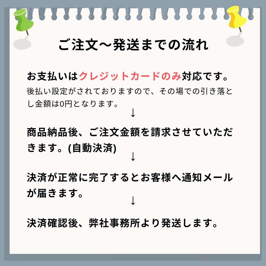 ⚠️必読⚠️ ご注文〜発送までの流れ