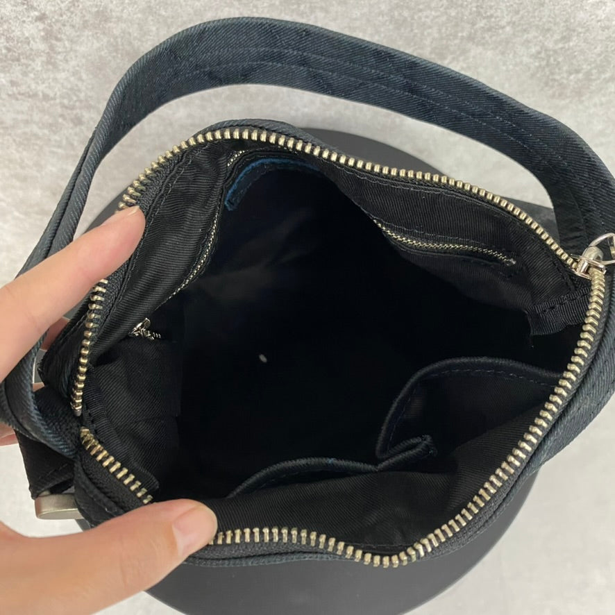 【MUL094-PK】ドロップ2way S オイルレザーキルティング(ブラック) ピンクライン　※10/29〜11/2より弊社事務所から順次発送
