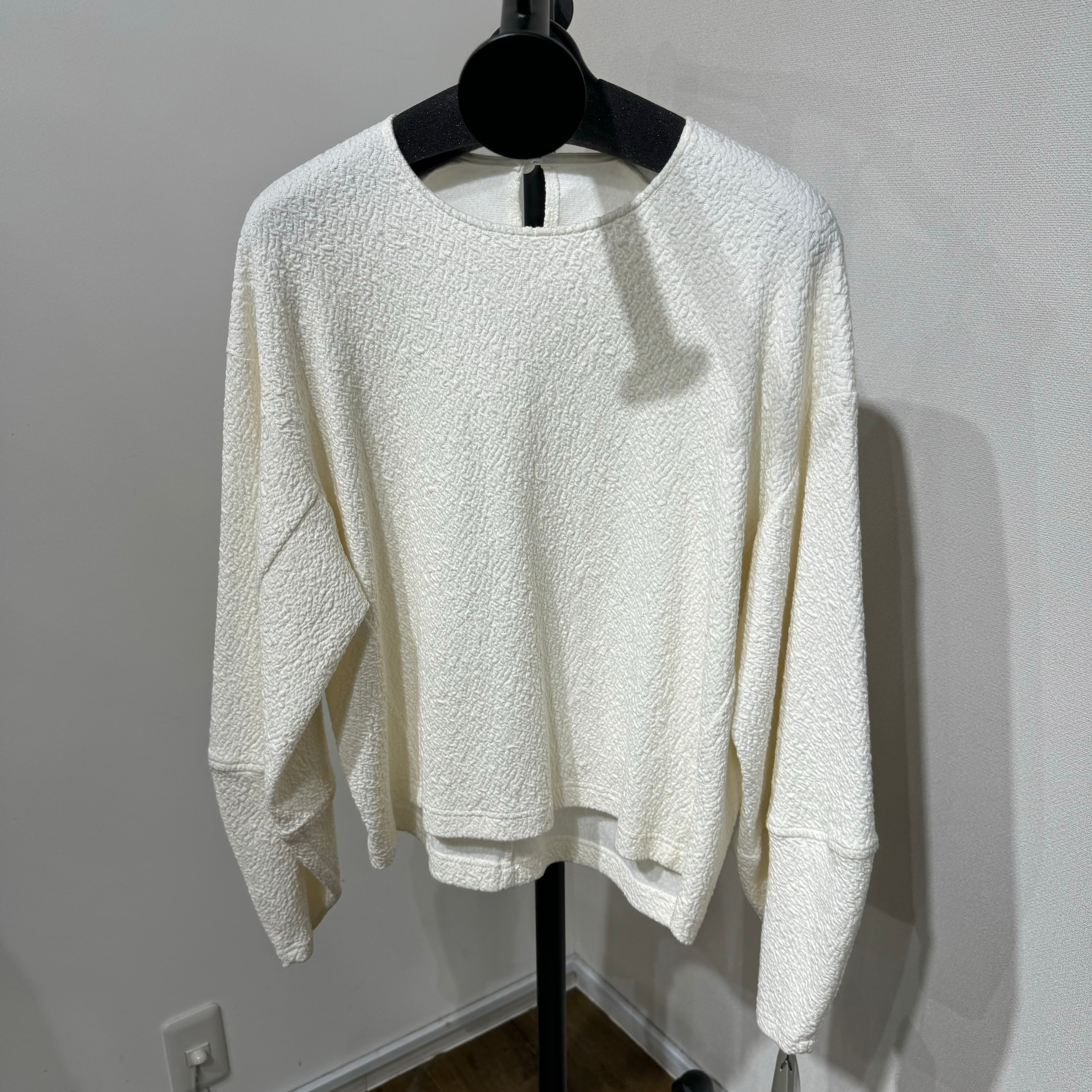 【PRIORITY】シンプルカットソー -ホワイト-　※10/15~21頃より順次発送予定