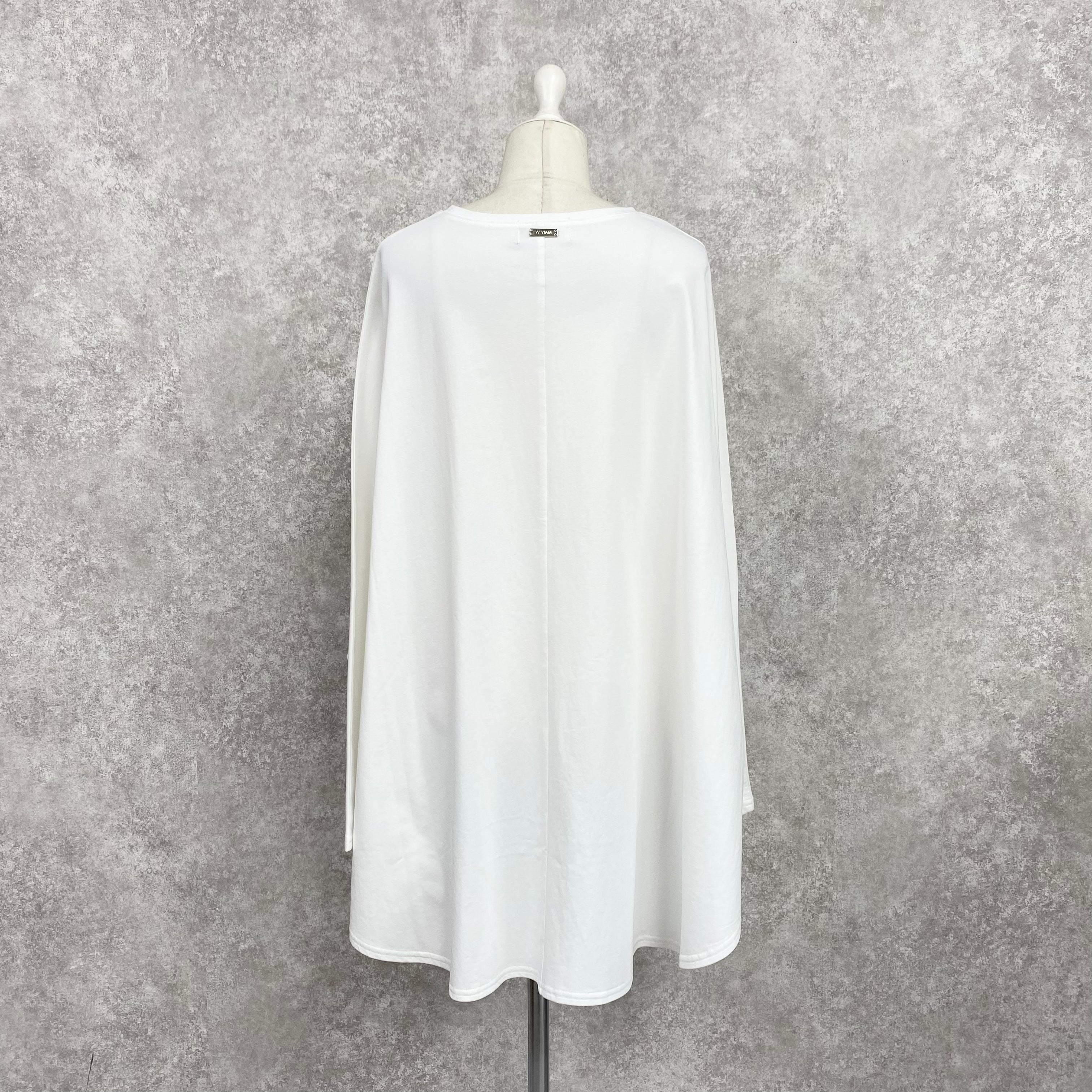 【ASYMM】VOID TEE -white-　※8/6-12迄に順次発送予定