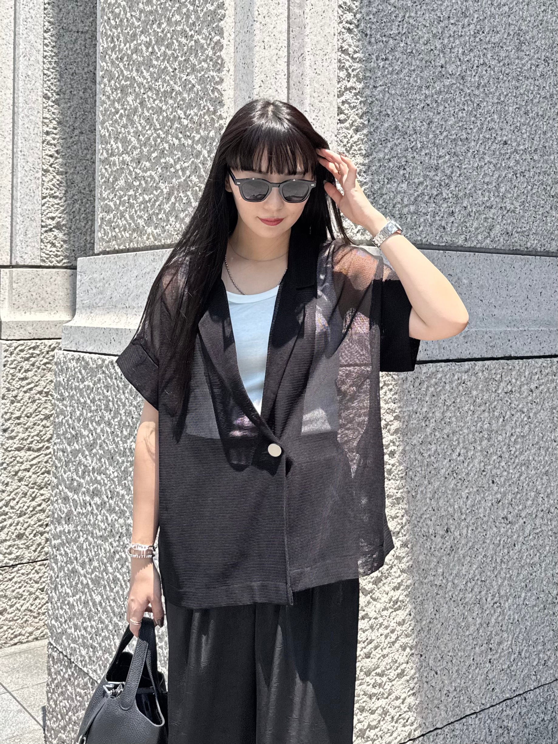 ASYMM AIR Mesh Jacket -black-　※7/2〜7/8より順次発送予定