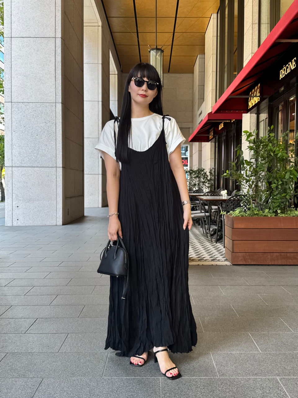 【ASYMM】CRUSHÉ DRESS -black-　※7/28〜8/1迄に順次発送