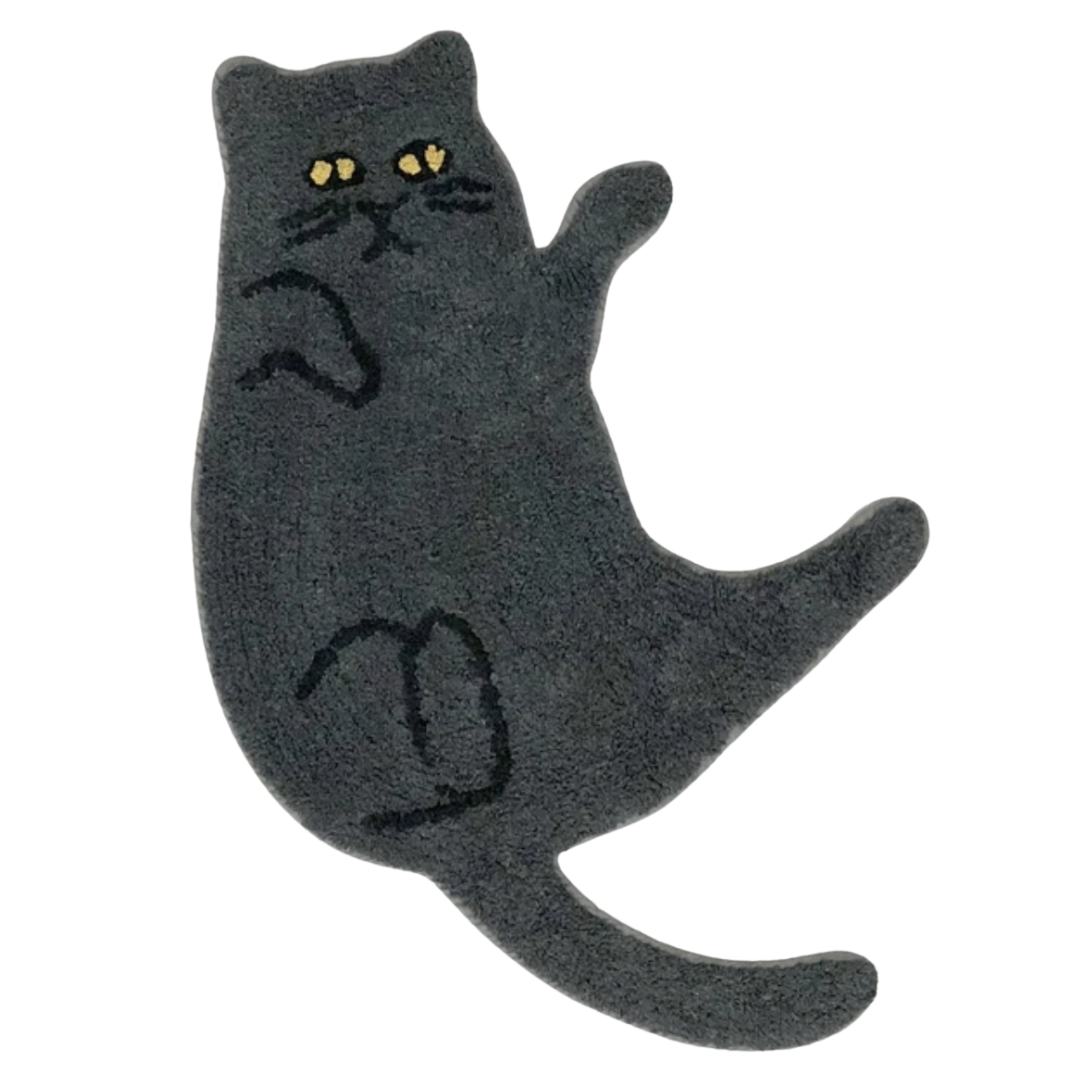 cat アクセントマット　-KURO-　※5/7〜13迄に順次発送予定
