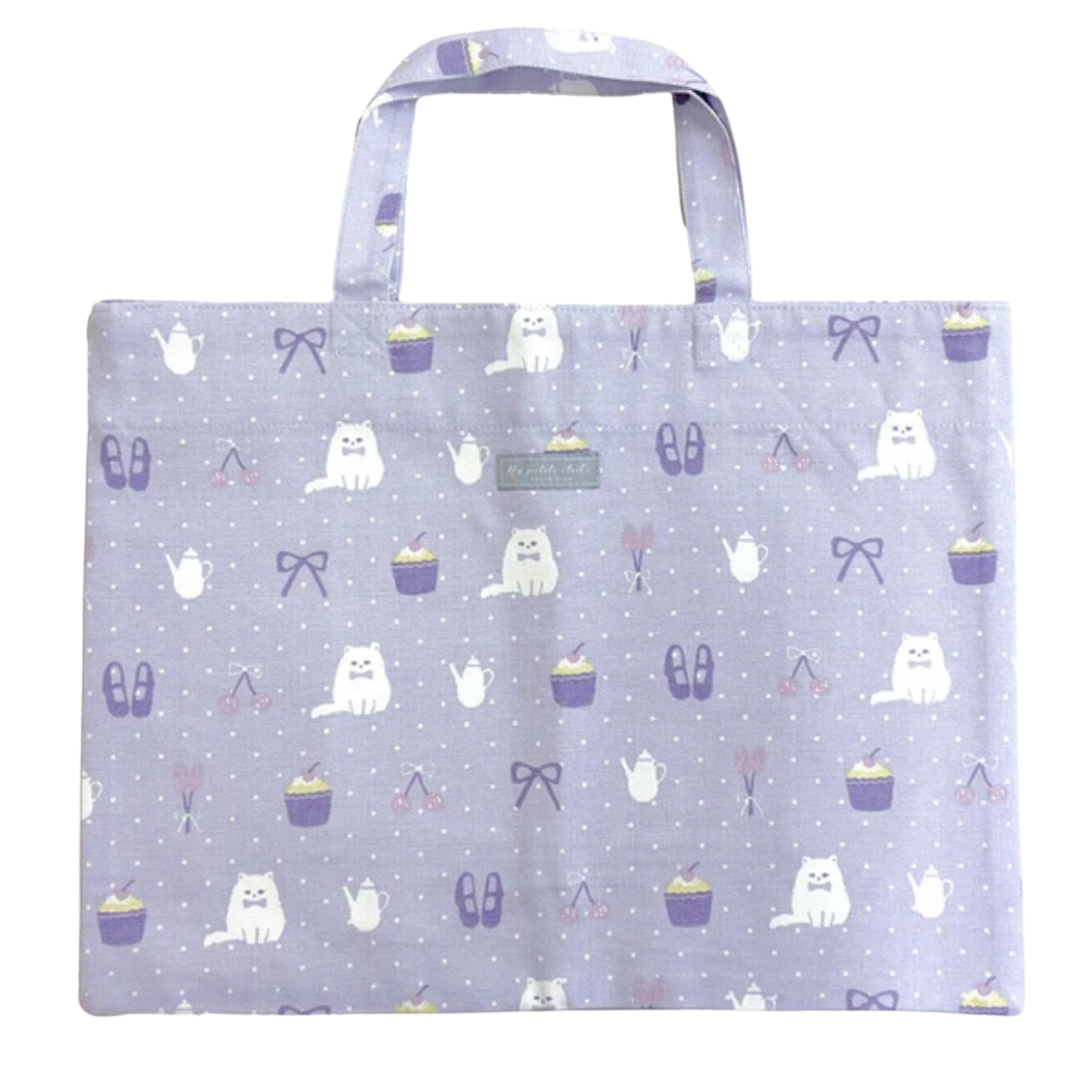 charming collection キャンバスレッスンバッグ　-ライラック-　※2/12〜17頃より順次発送予定
