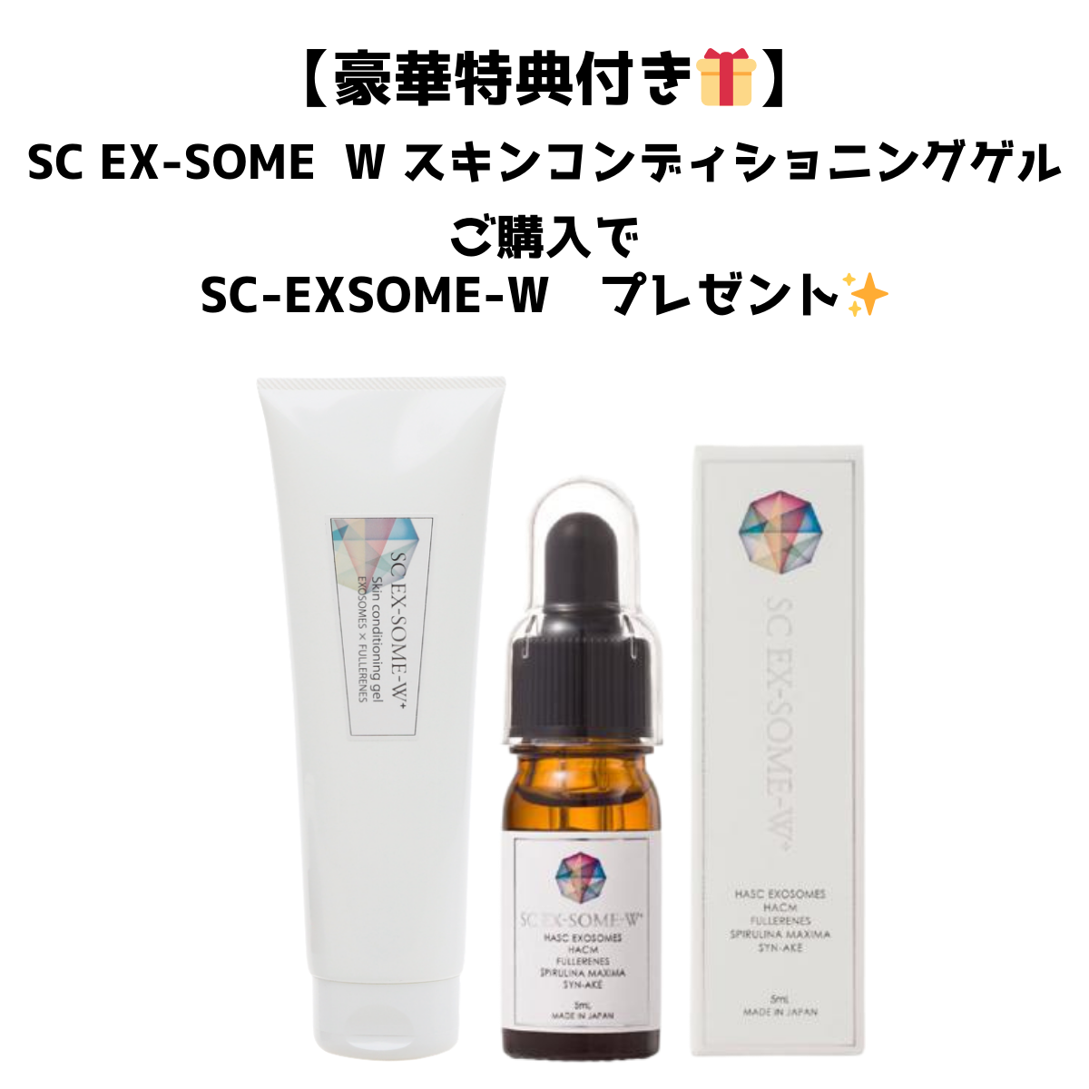 【特典付き🎁】SC EXソーム W スキンコンディショニングゲル 250g　 ※5/7~5/13迄に順次発送予定