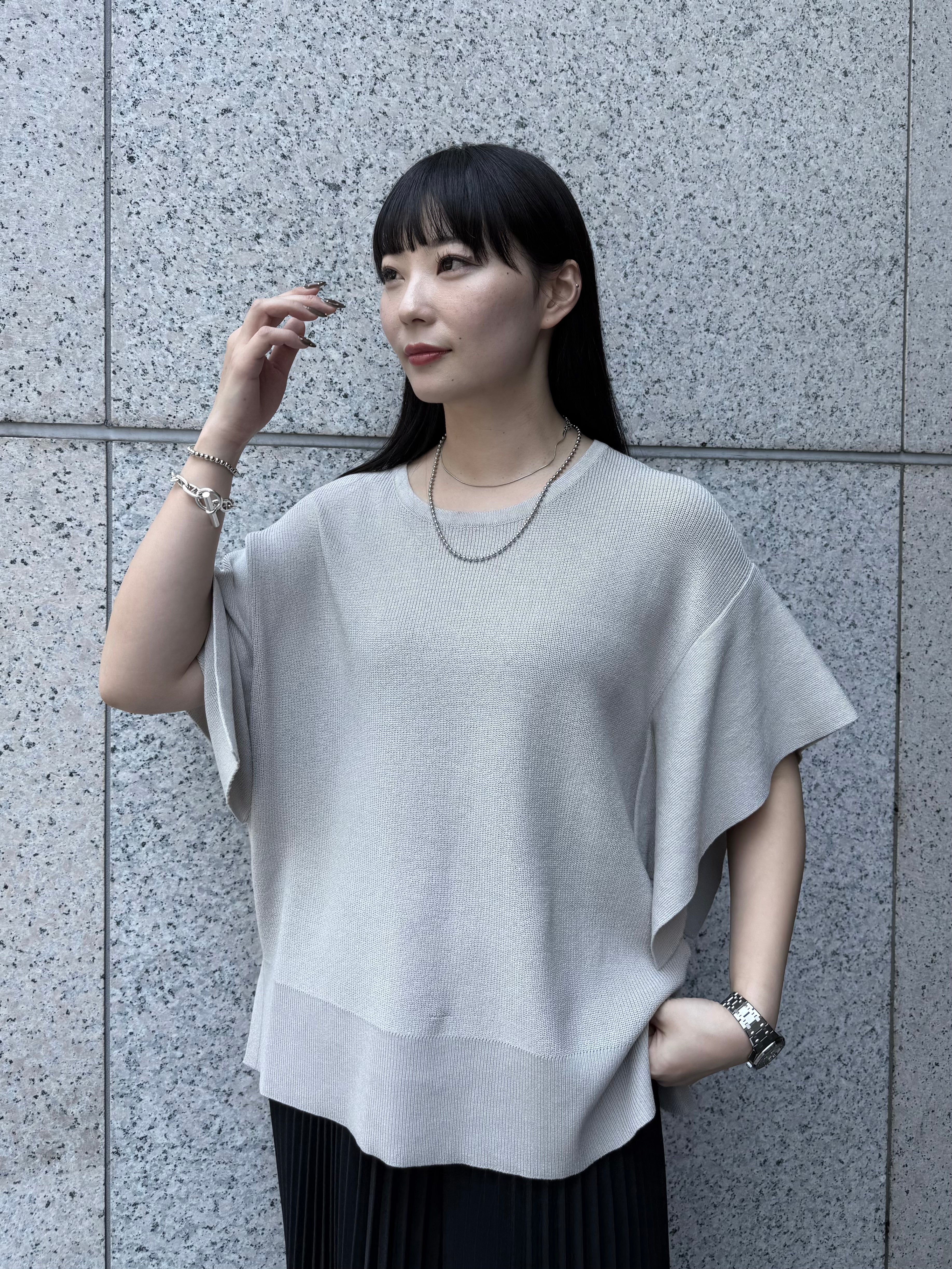 【ASYMM】Slow Knit -greige-　※7/16-22より順次発送予定