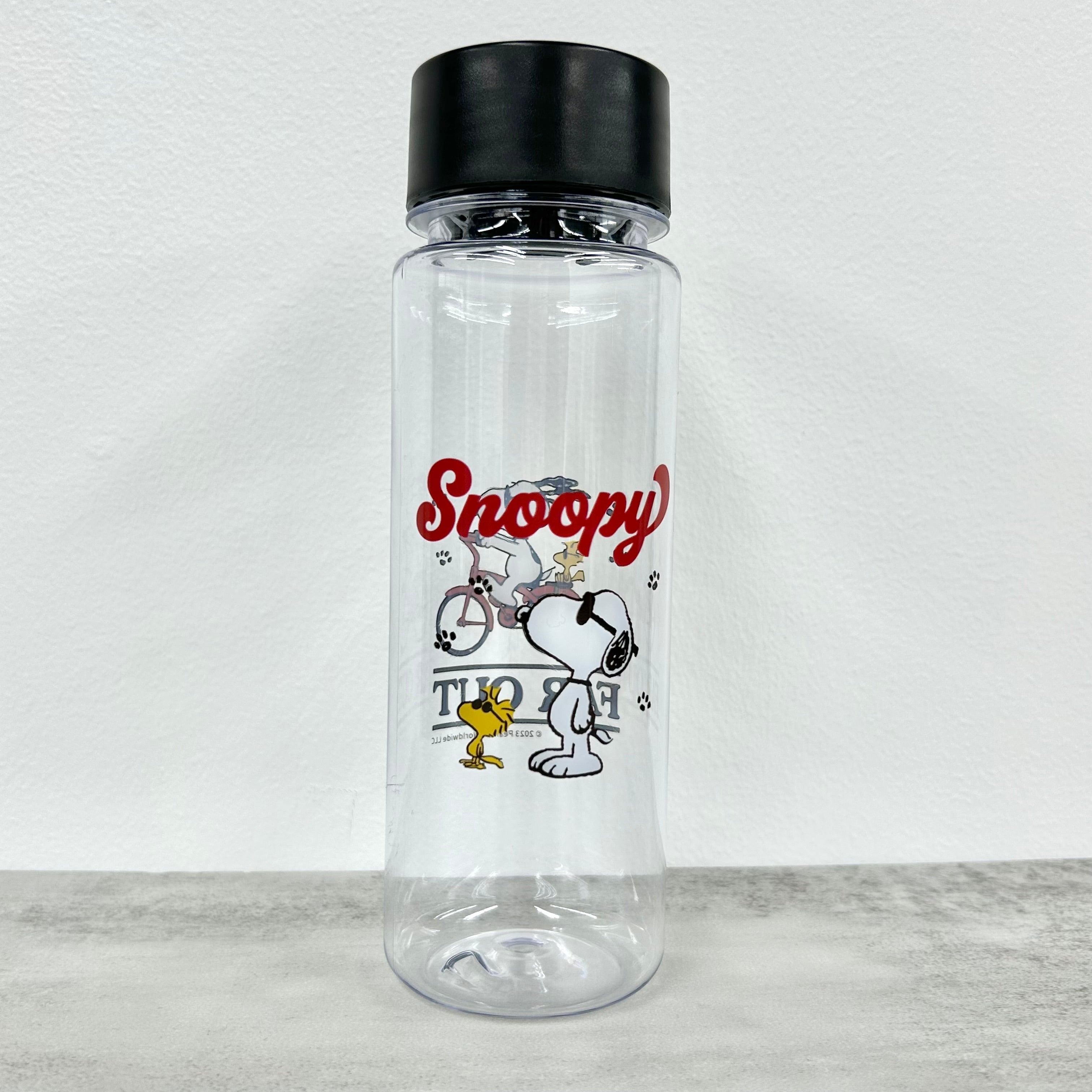 スヌーピークリアボトル　480ml　-ブラック- ※1/7〜13頃より順次発送予定