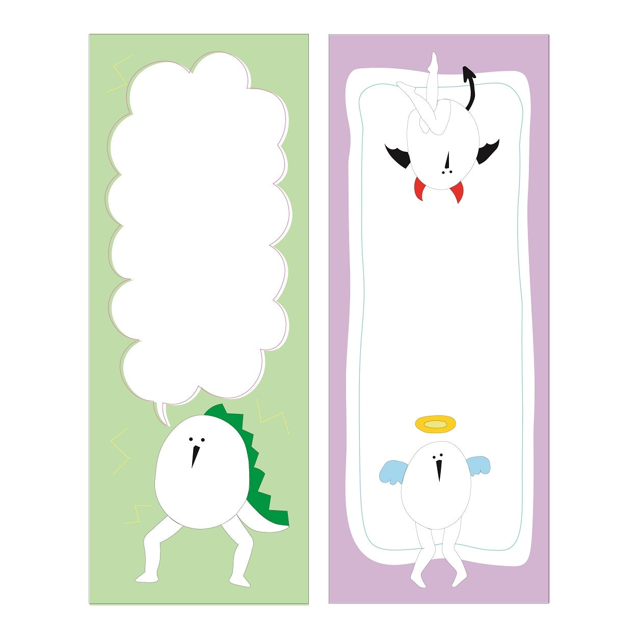 たまごあしのふせん いろいろ　※7/9~15頃より順次発送