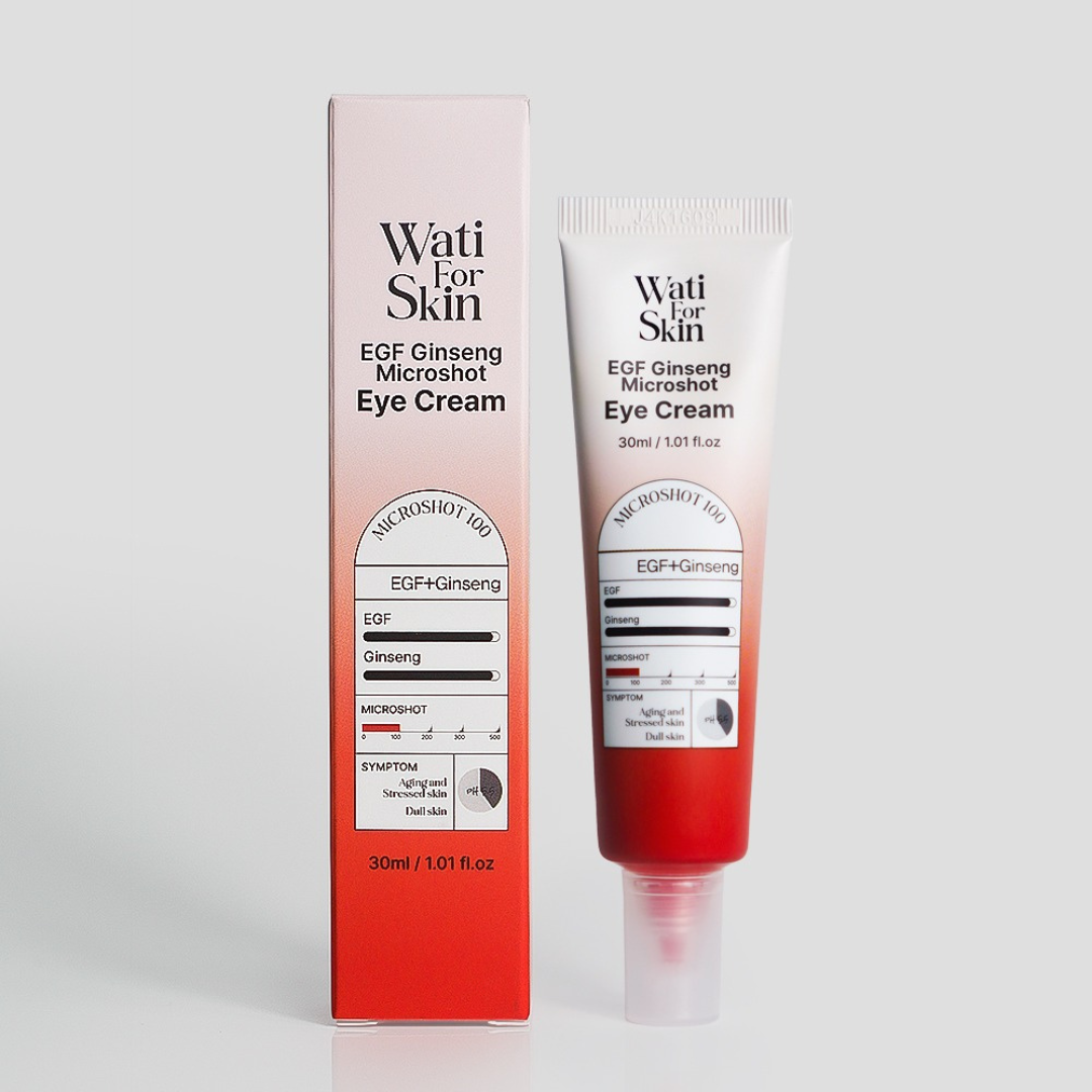 【Wati For Skin】EGF ジンセン マイクロショット アイクリーム （保湿）30ml　※4/18〜5/12頃より配送予定