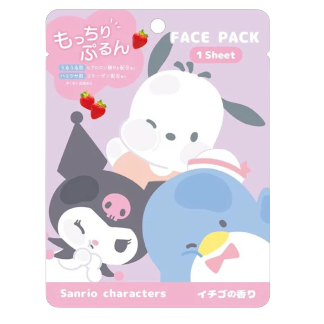 【クラックス】CRUX フェイスパック　-サンリオキャラクターズパープル-　※7/16-7/22迄に順次発送予定