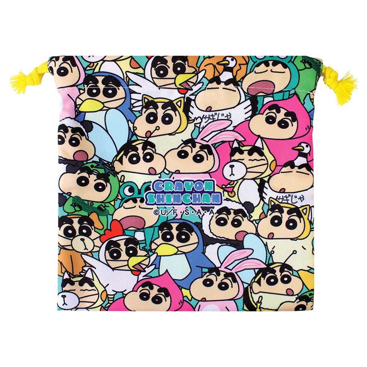 しんちゃんフラット巾着 ぎゅうぎゅう／変身しんちゃん　※1/28〜2/3頃より順次発送予定