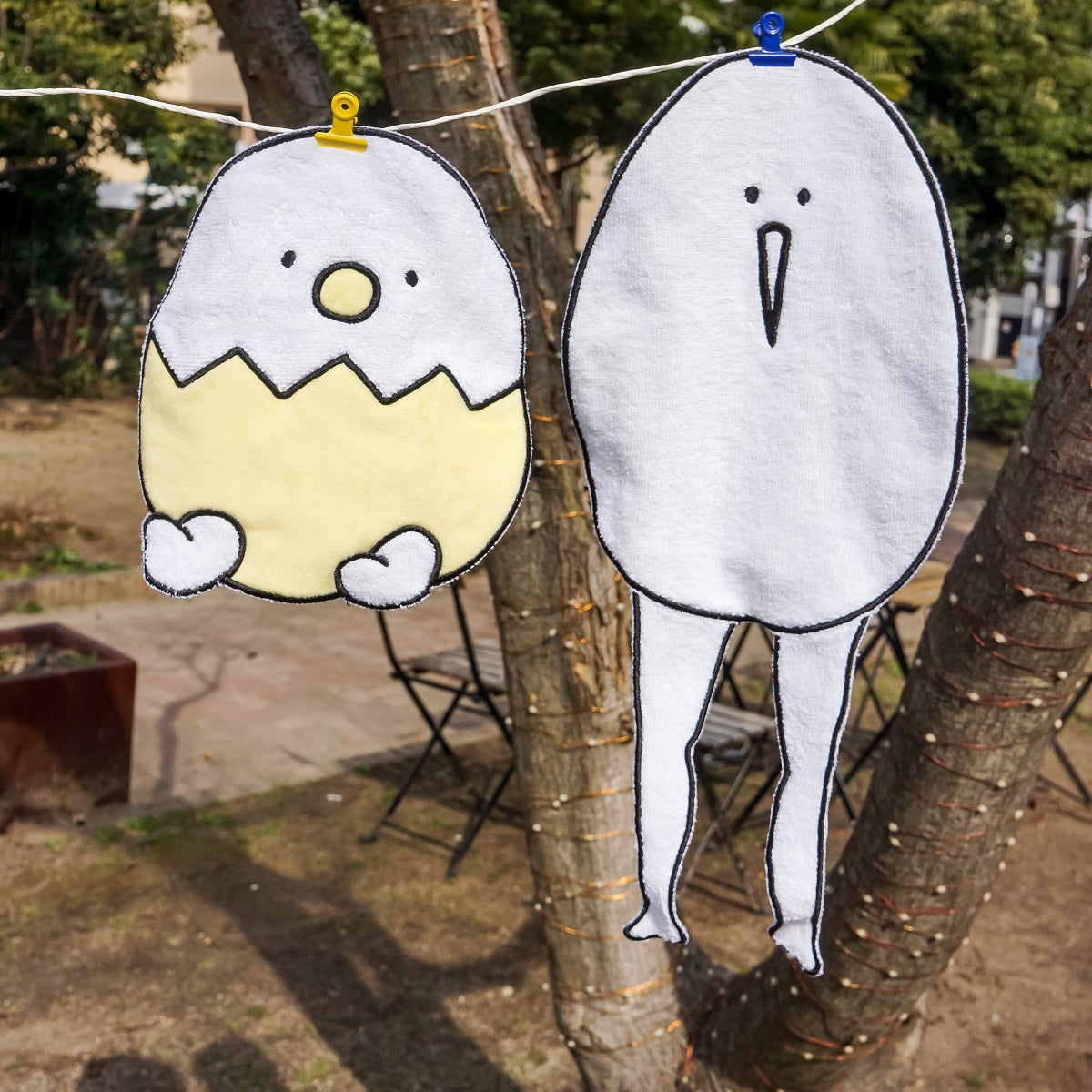 たまごあしのダイカットタオル　-赤ちゃん- ※1/28-2/3頃より順次発送