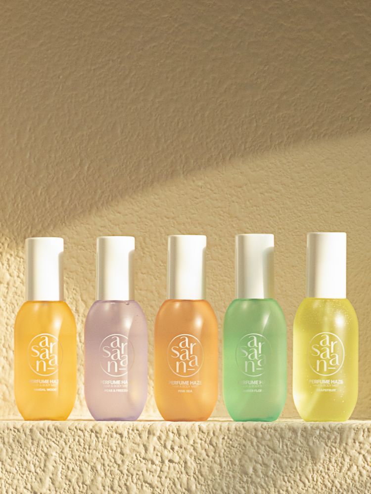 🟥写真と香り確認🟥【SARANARA】PERFUME HAZE HAIR&BODY MIST　※1/14-20頃より配送予定