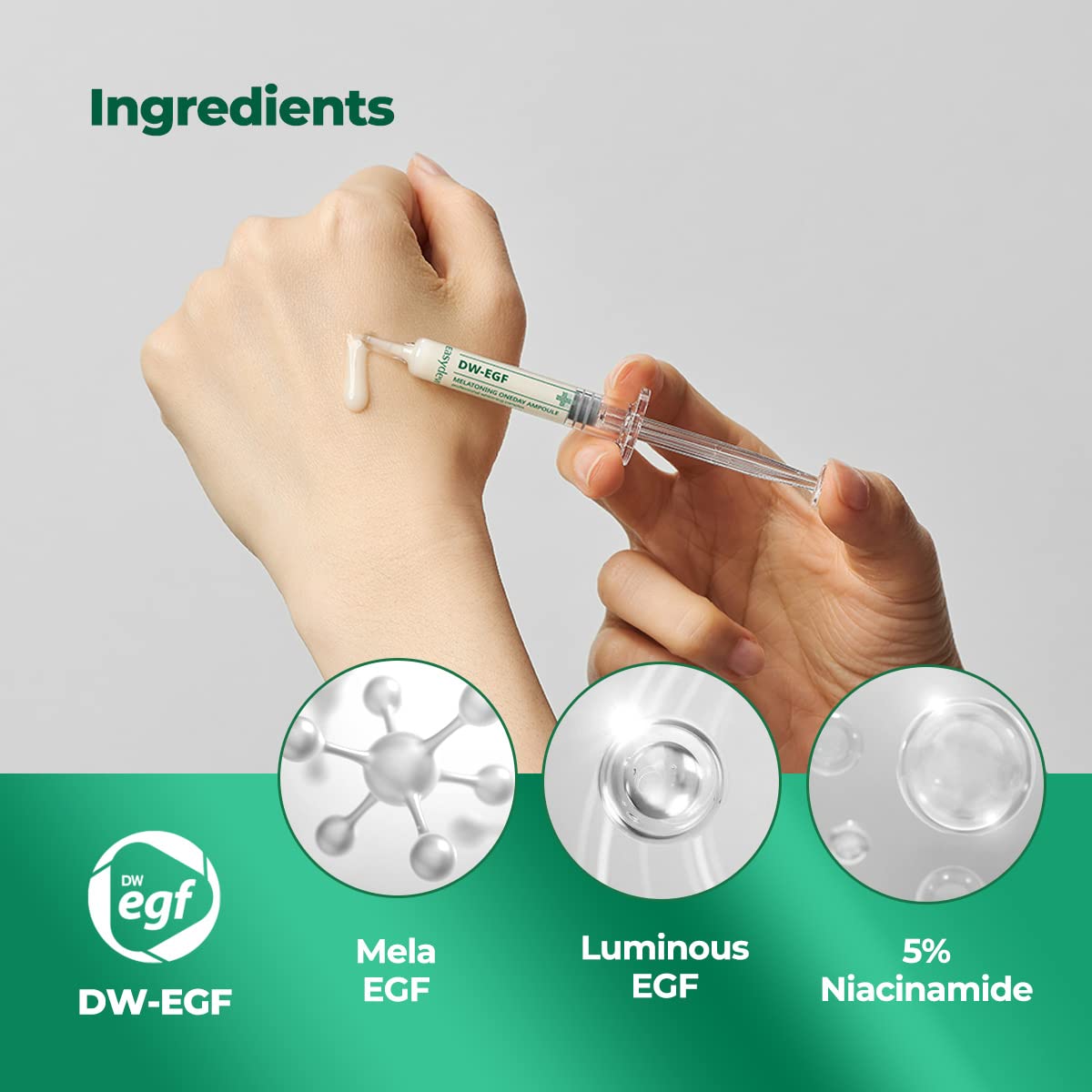 【Easydew】 DW-EGF メラトニン1Dayデイリークリーニングアンプルセラム (1ml x 7EA)