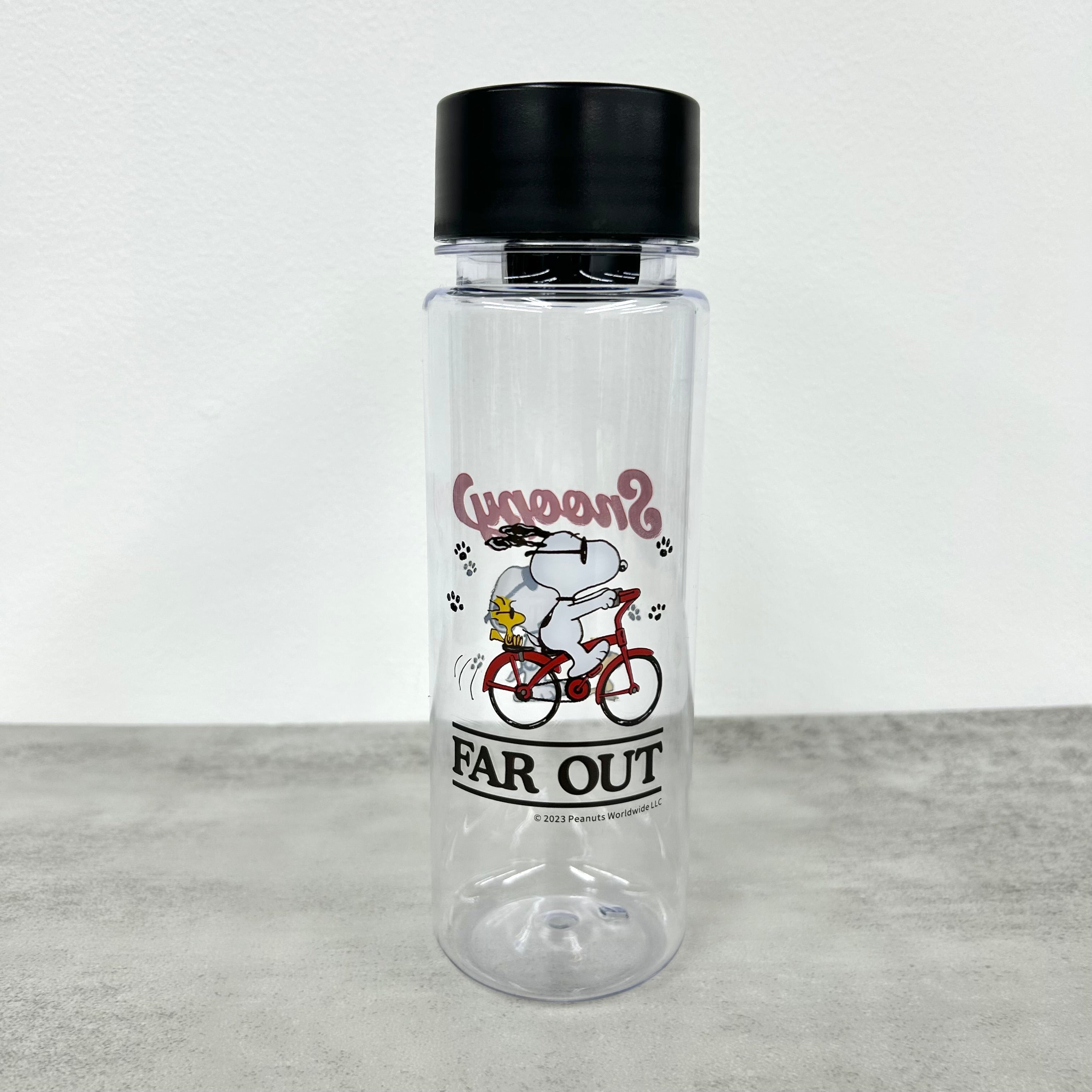スヌーピークリアボトル　480ml　-ブラック- ※1/7〜13頃より順次発送予定