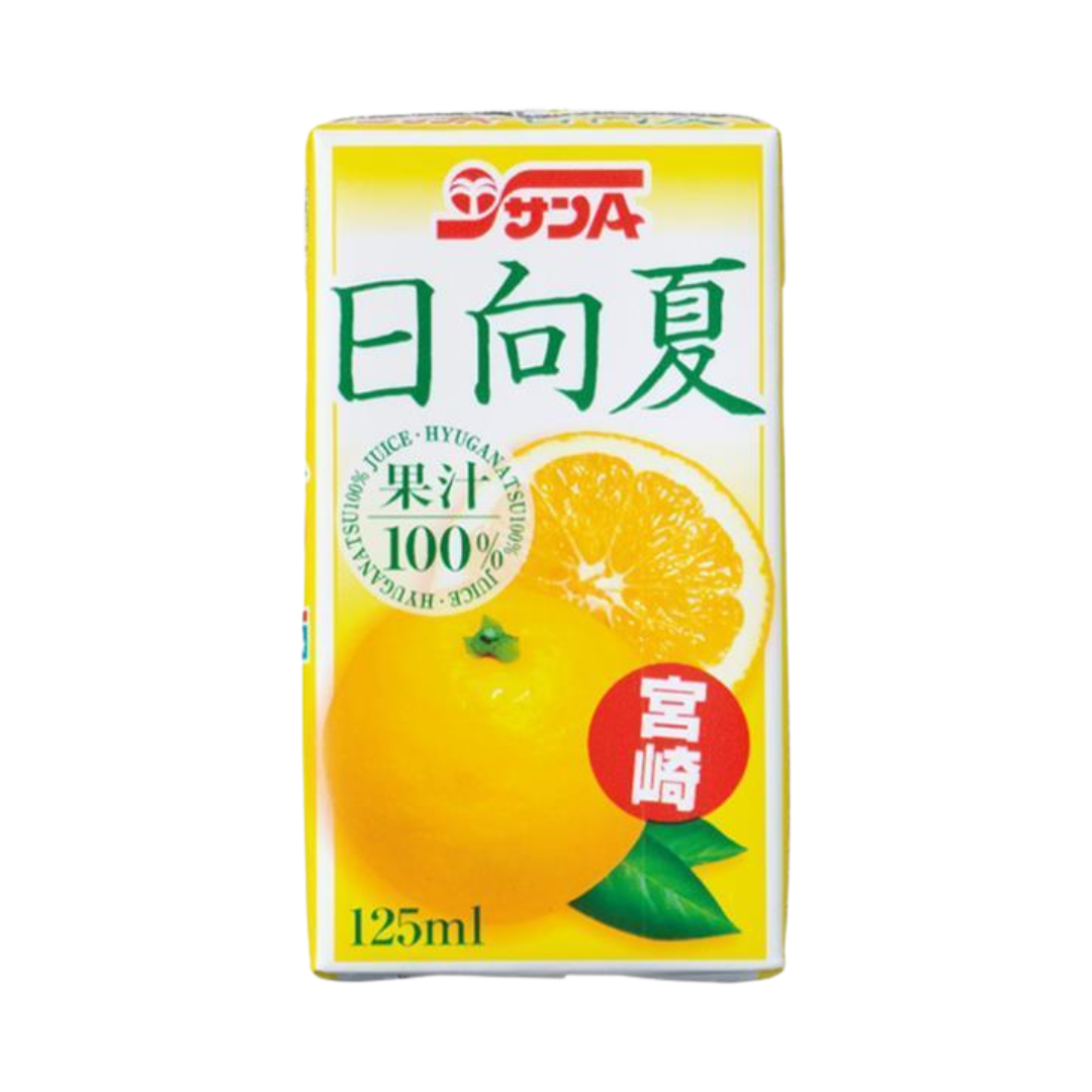 日向夏ジュース100%　125ml 紙パック12本セット　※6/25〜7/1迄に順次発送予定