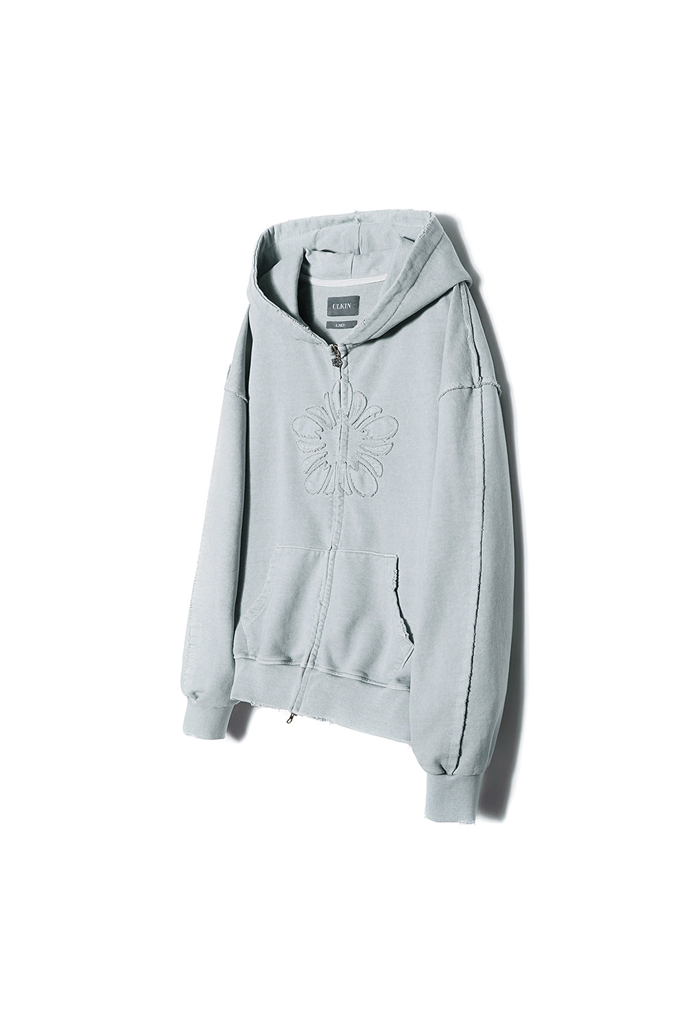 ※予約商品【ULKIN】MUGUNG Vintage Zip-up Hoodie_Baby Blue　※12月頃より順次配送予定