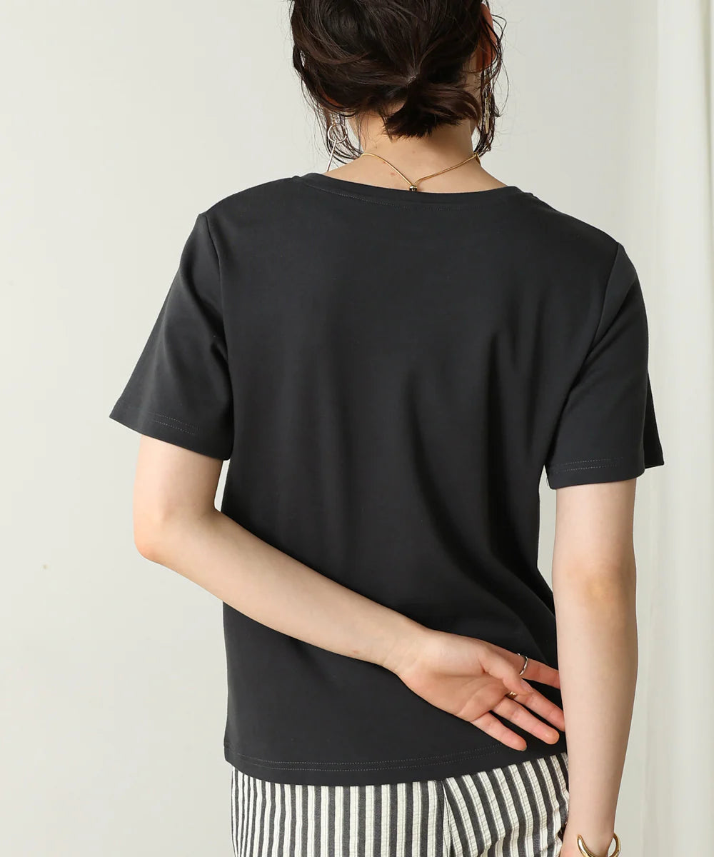 フロッキーロゴTシャツ　-チャコール-　※7/9-15迄に順次発送予定