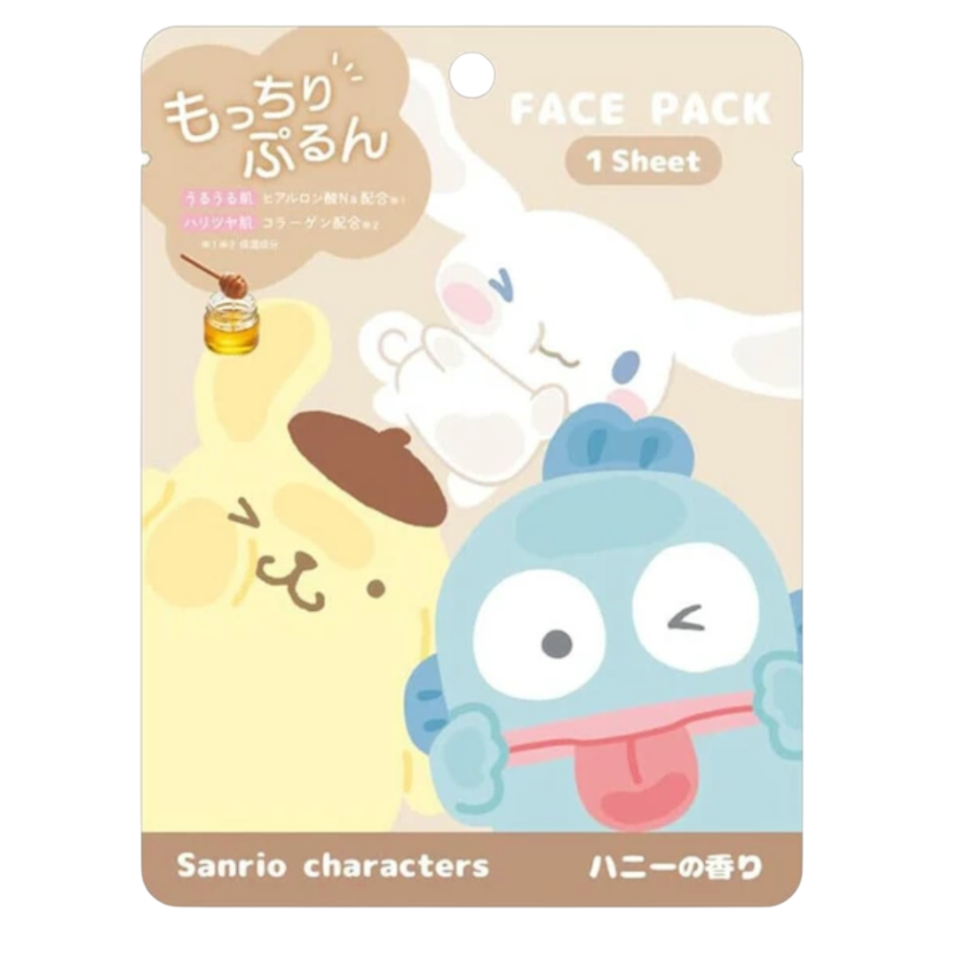 【クラックス】CRUX フェイスパック　-サンリオキャラクターズモカ-　※7/16-7/22迄に順次発送予定