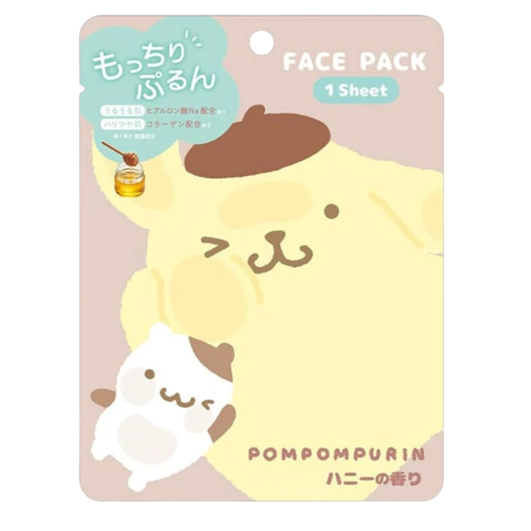 【クラックス】CRUX フェイスパック　-ポムポムプリン-　※7/16-7/22迄に順次発送予定