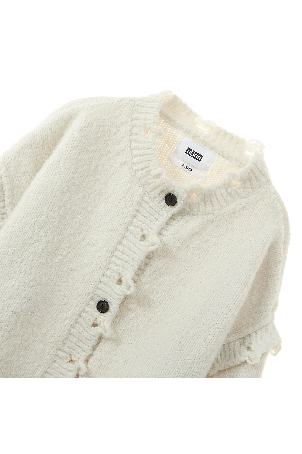 ※予約商品【ULKIN】Oversized Cardigan_Ivory　※12月頃より順次配送予定