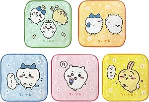 キャラクターミニタオル　5枚組　-ちいかわ- 　※7/16~22迄に順次発送予定