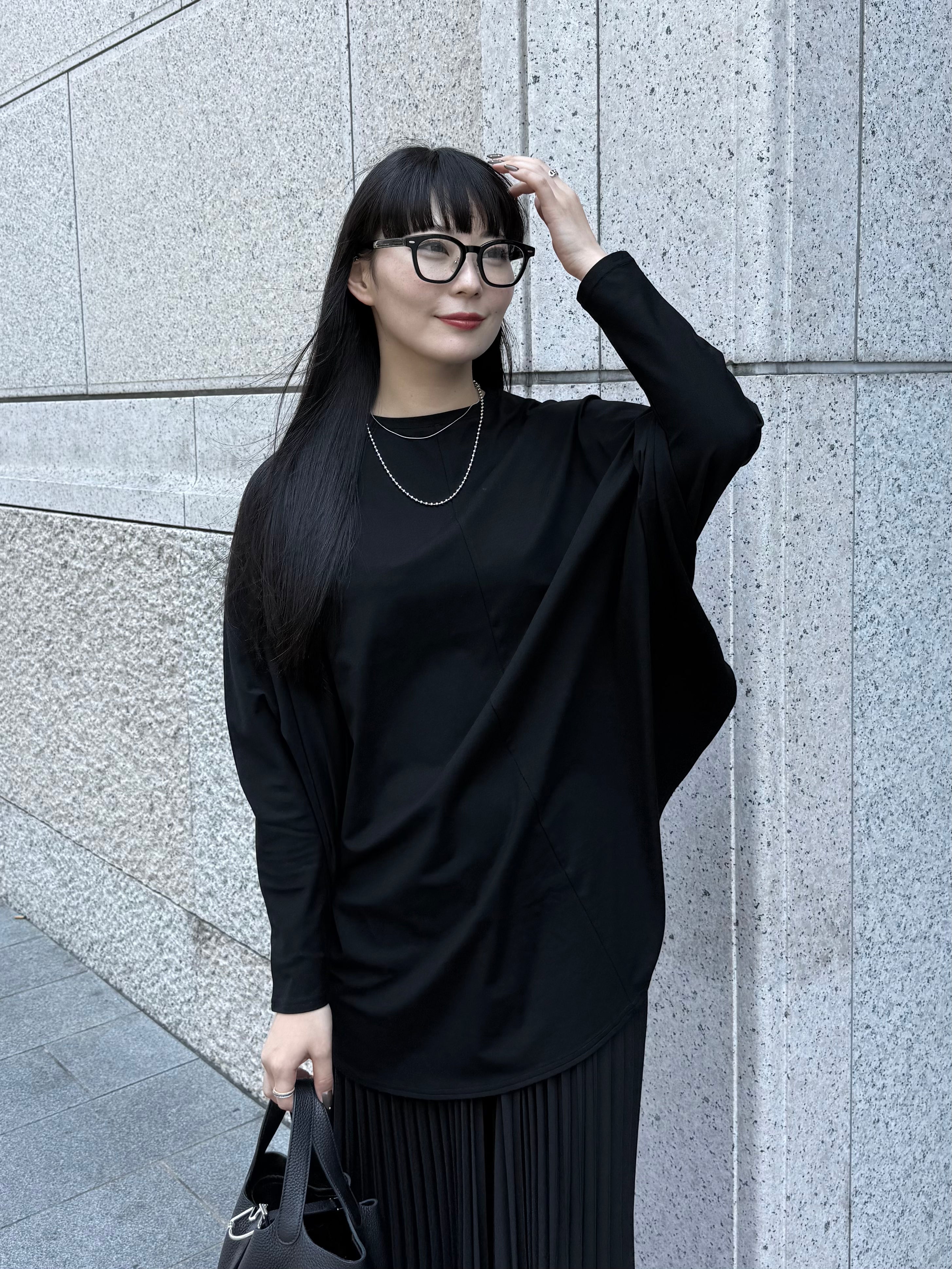 【ASYMM】VOID TEE -black-　※7/16-22より順次発送予定