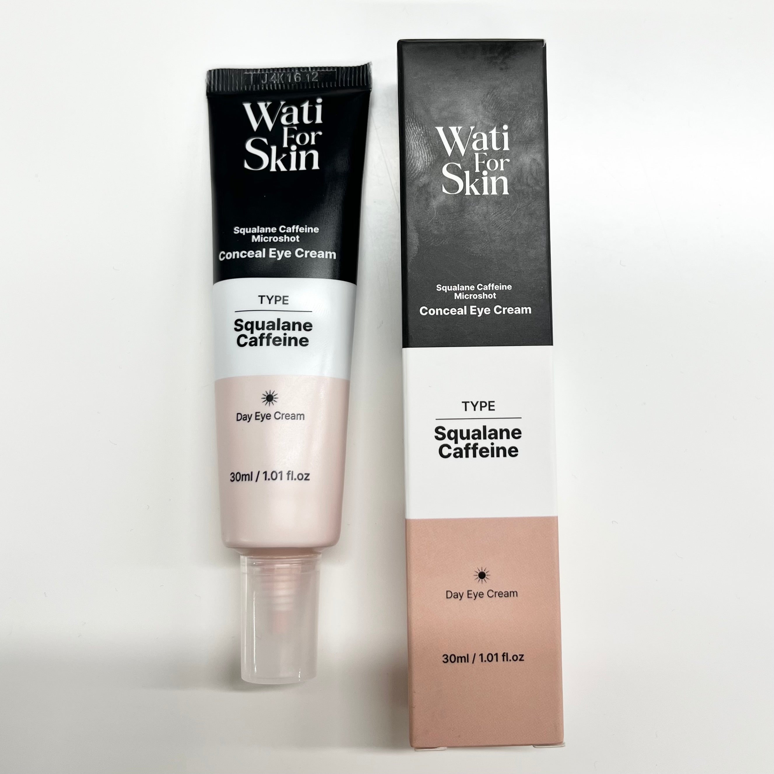 【Wati For Skin】スクワラン カフェイン マイクロショット コンシール アイクリーム（カラー付きアイクリーム） 30ml　※4/18〜5/12頃より配送予定